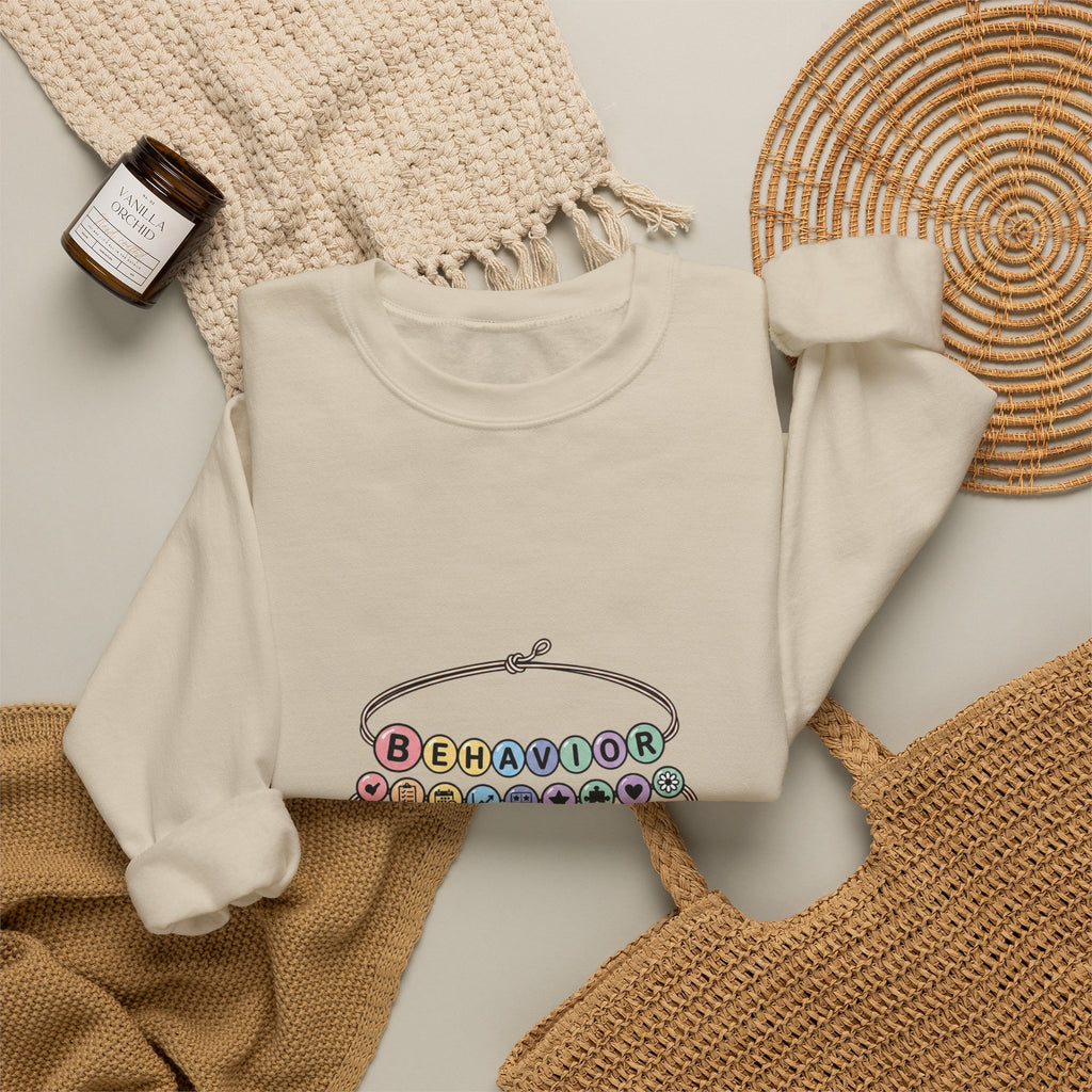 Behavior Therapist Crewneck Sweatshirt | School Staff, Support Staff Apparel