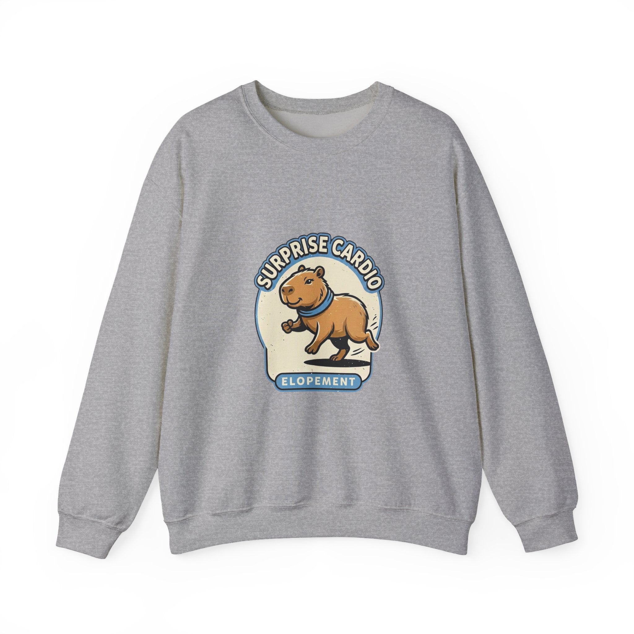 Surprise Cardio Dog Crewneck Sweatshirt | Soccer Fan Match-Day Colors