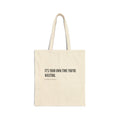 "your time" Cotton Canvas Tote Bag
