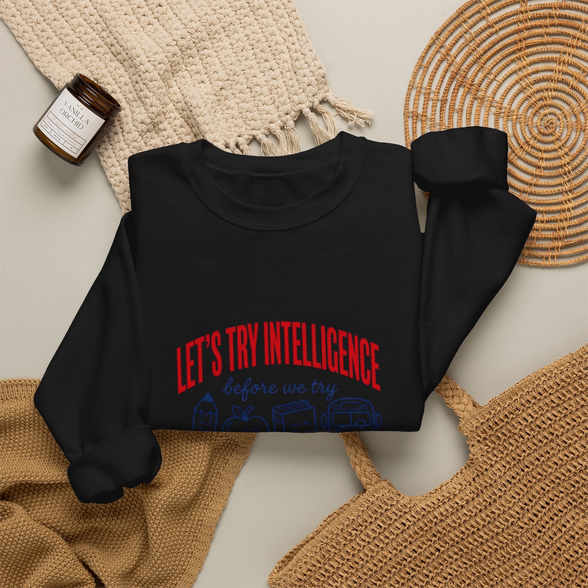 School try intelligence Unisex Heavy Blend™ Crewneck Sweatshirt