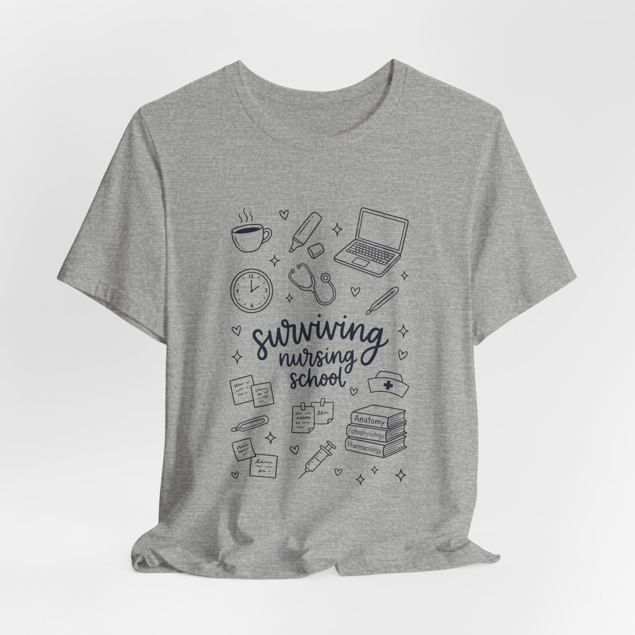 Surviving Nursing School T-Shirt — Nursing Student Gift Tee