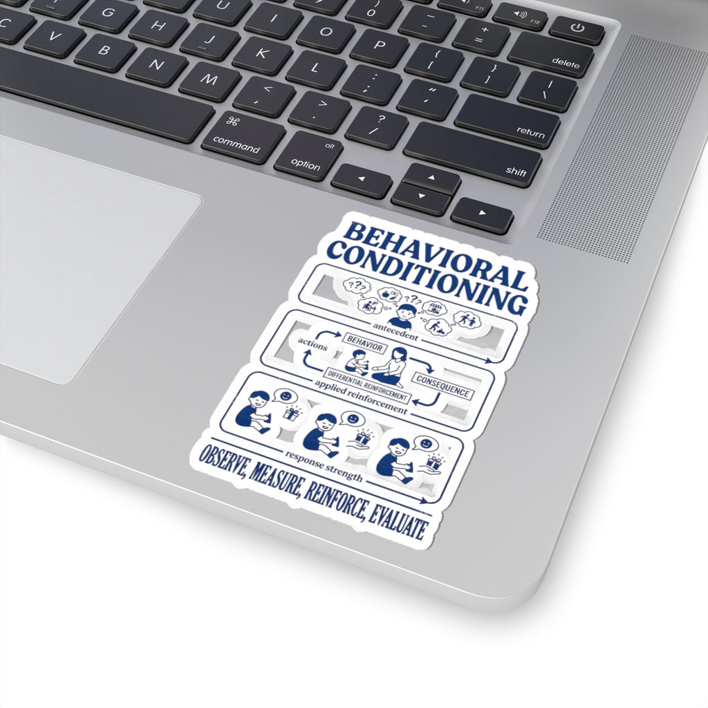 Behavioral Conditioning Sticker — Observe, Measure, Reinforce, Evaluate