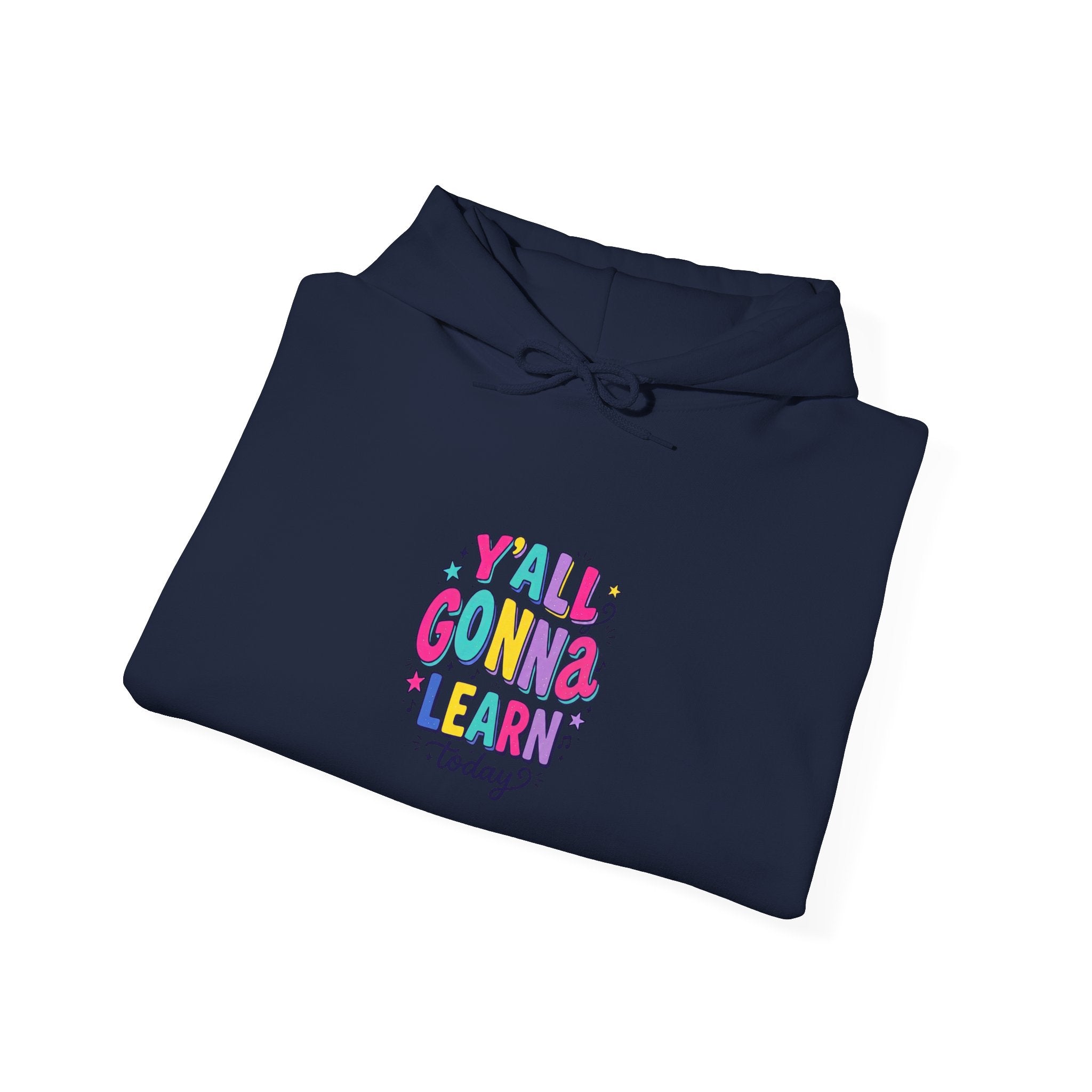 Y'all Gonna Learn hoodie | Christian rainbow scripture quote, playful faith sweatshirt