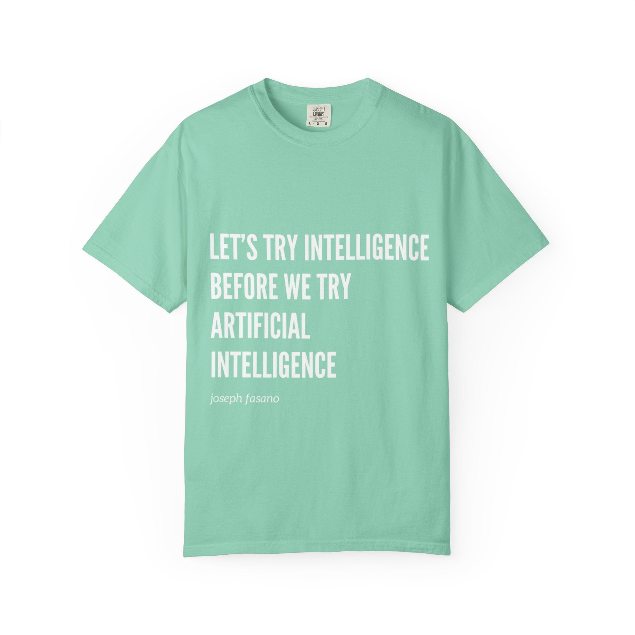 "try intelligence" Comfort Colors