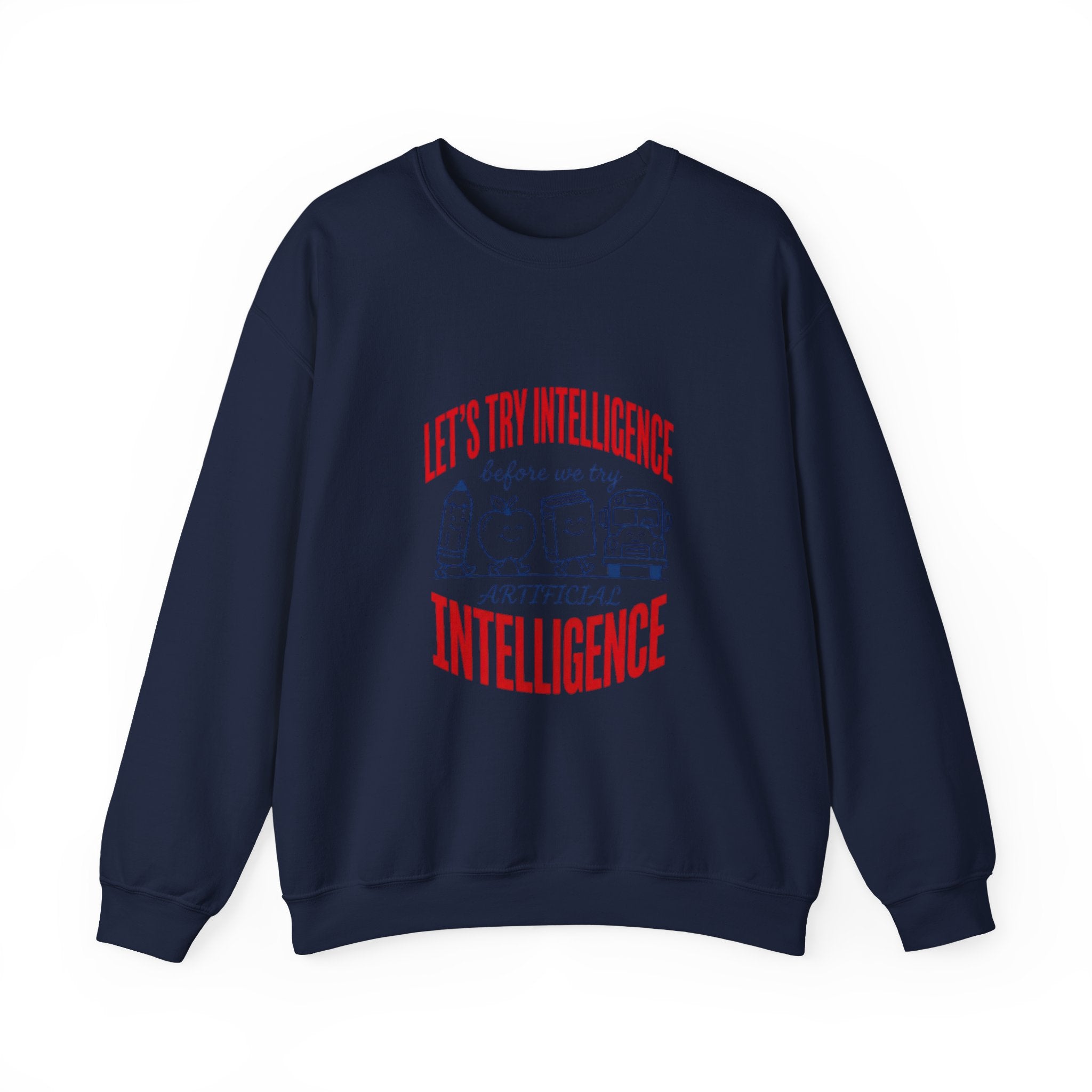 School try intelligence Unisex Heavy Blend™ Crewneck Sweatshirt