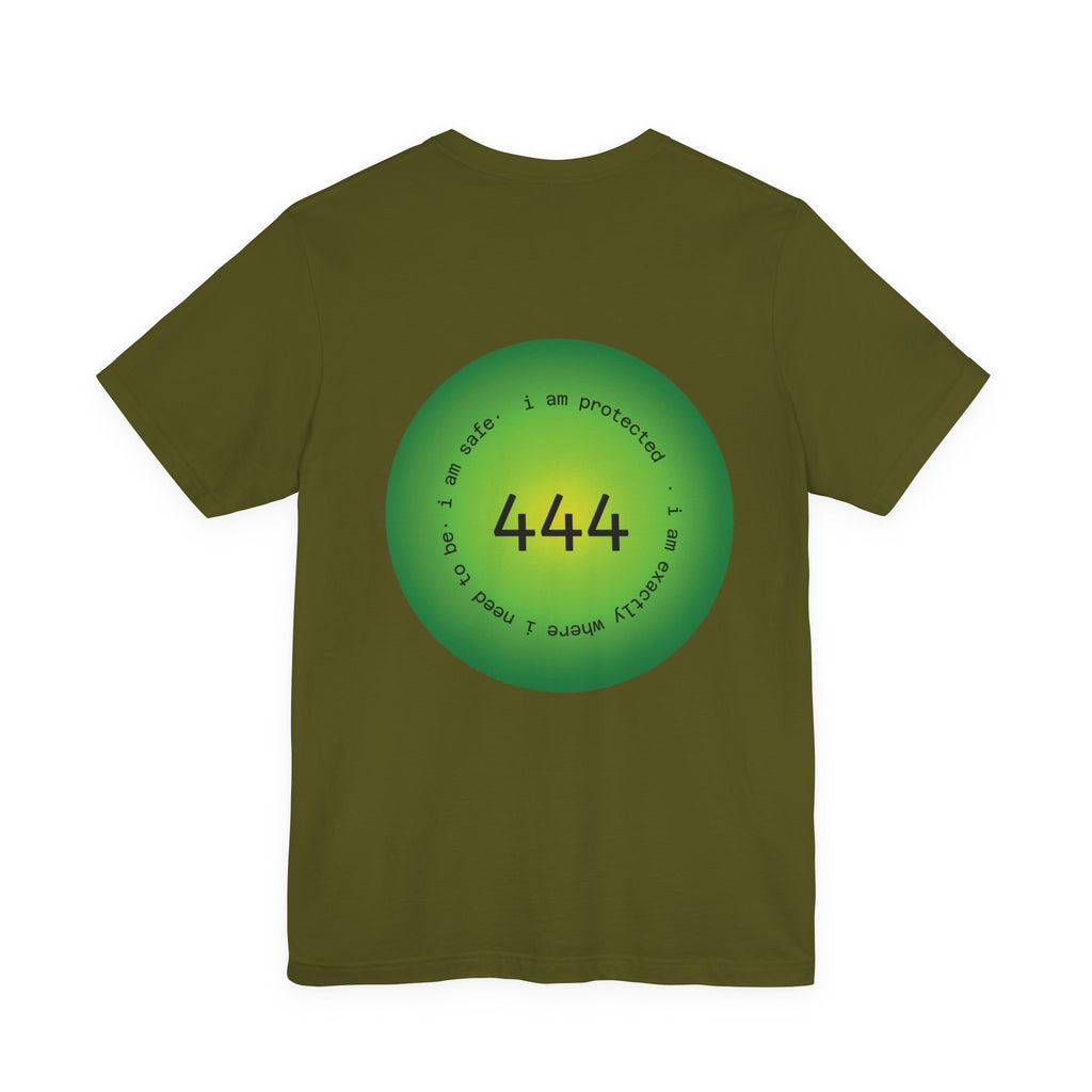 444 Protection Circle Tee — Spiritual Numerology T-Shirt
