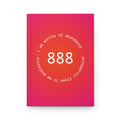 888 Abundance Journal — Hardcover Matte Gratitude & Prosperity Notebook
