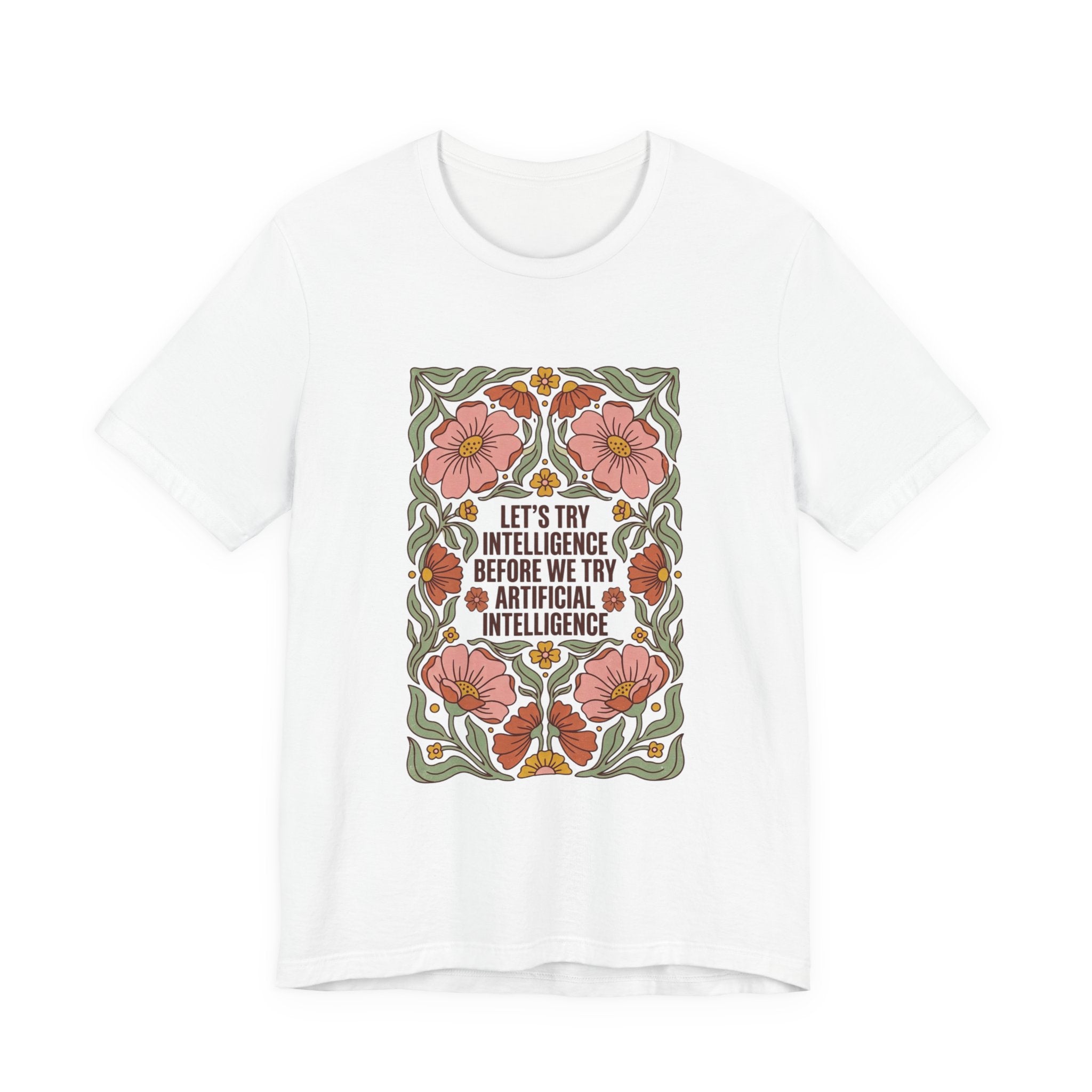 Flower try intelligence Unisex Jersey Short Sleeve Tee