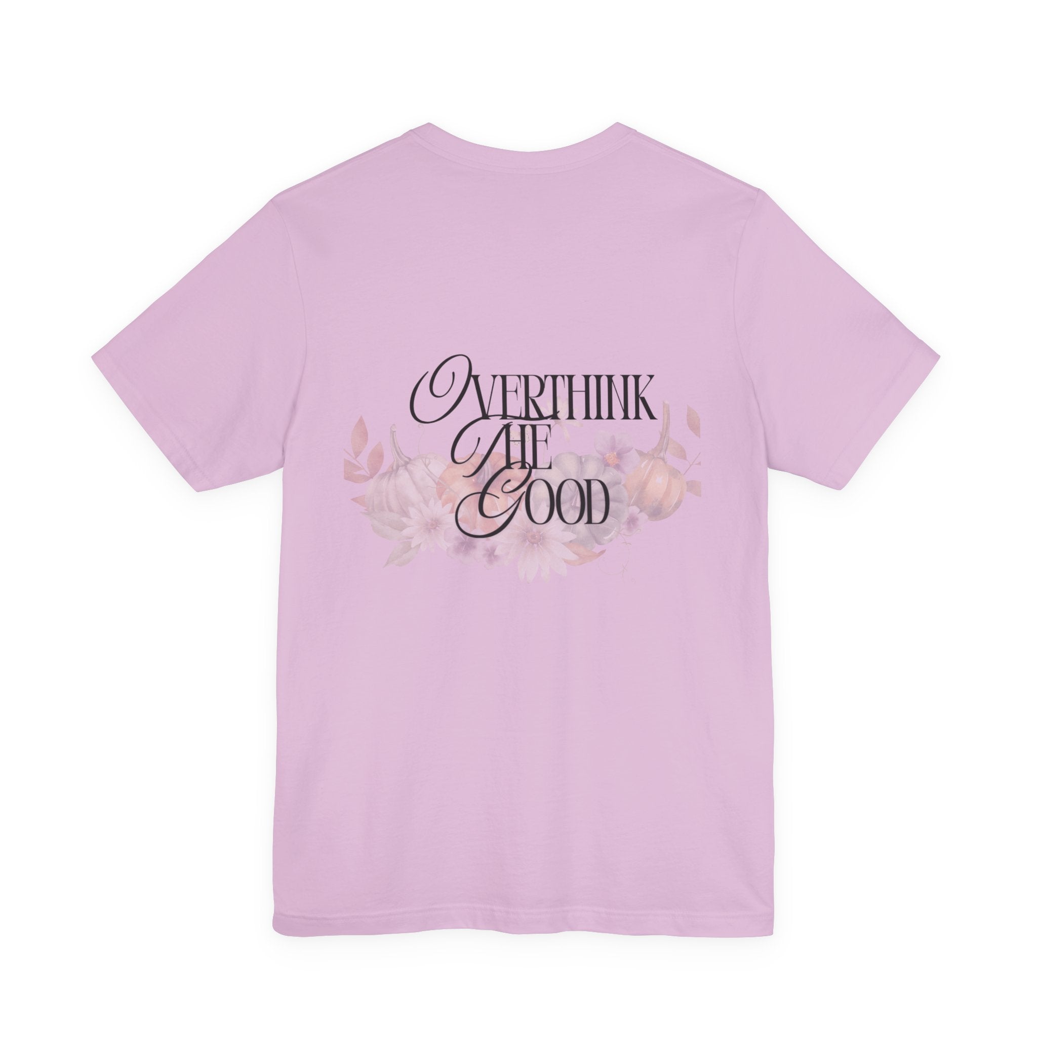 Overthink the Good Pumpkin Floral Tee