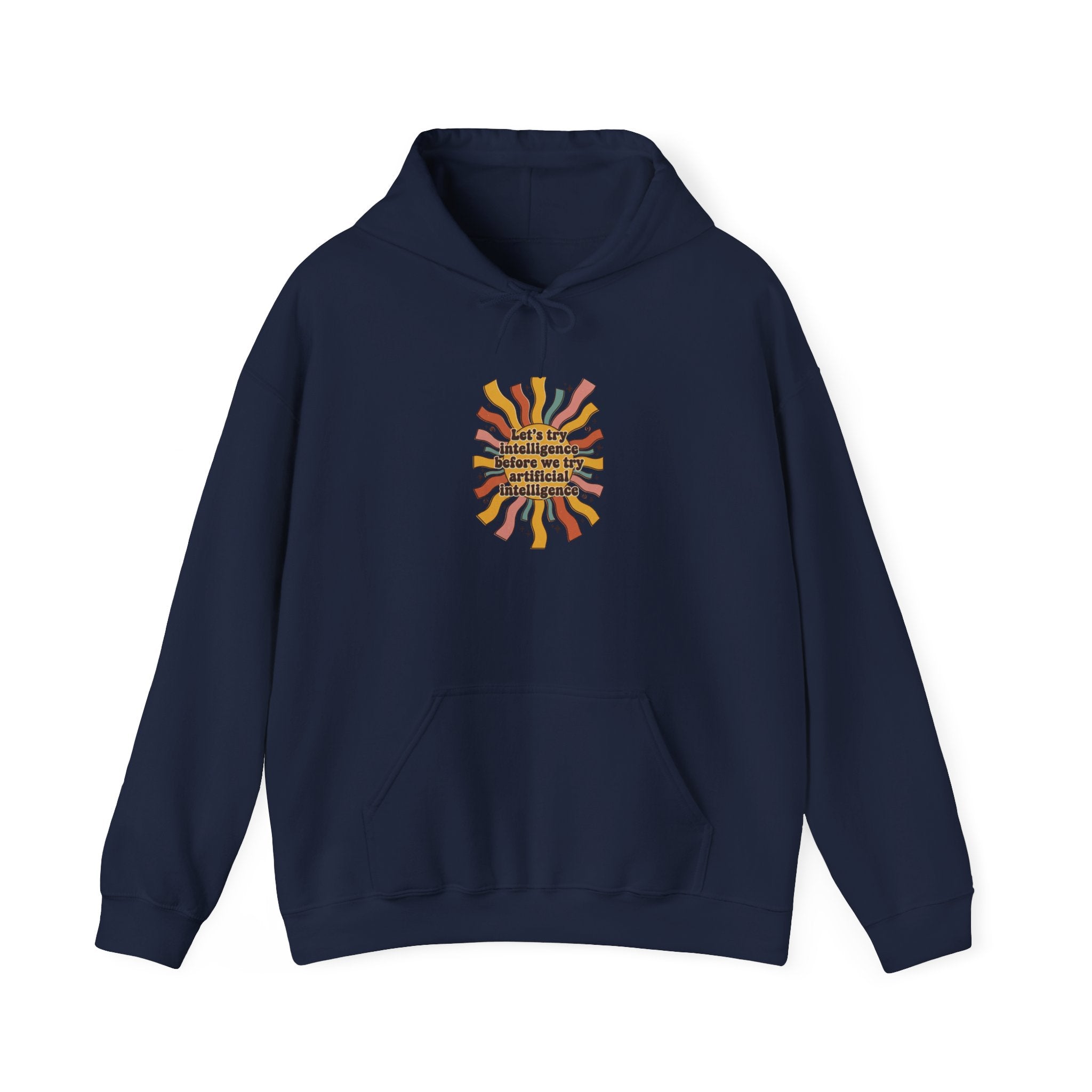 Groovy try intelligence  Unisex Heavy Blend™ Hooded Sweatshirt