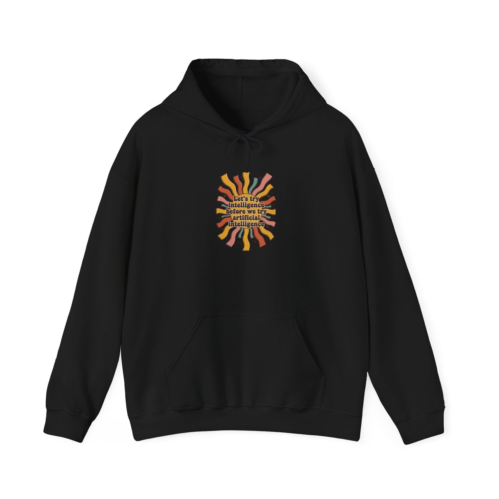 Groovy try intelligence  Unisex Heavy Blend™ Hooded Sweatshirt