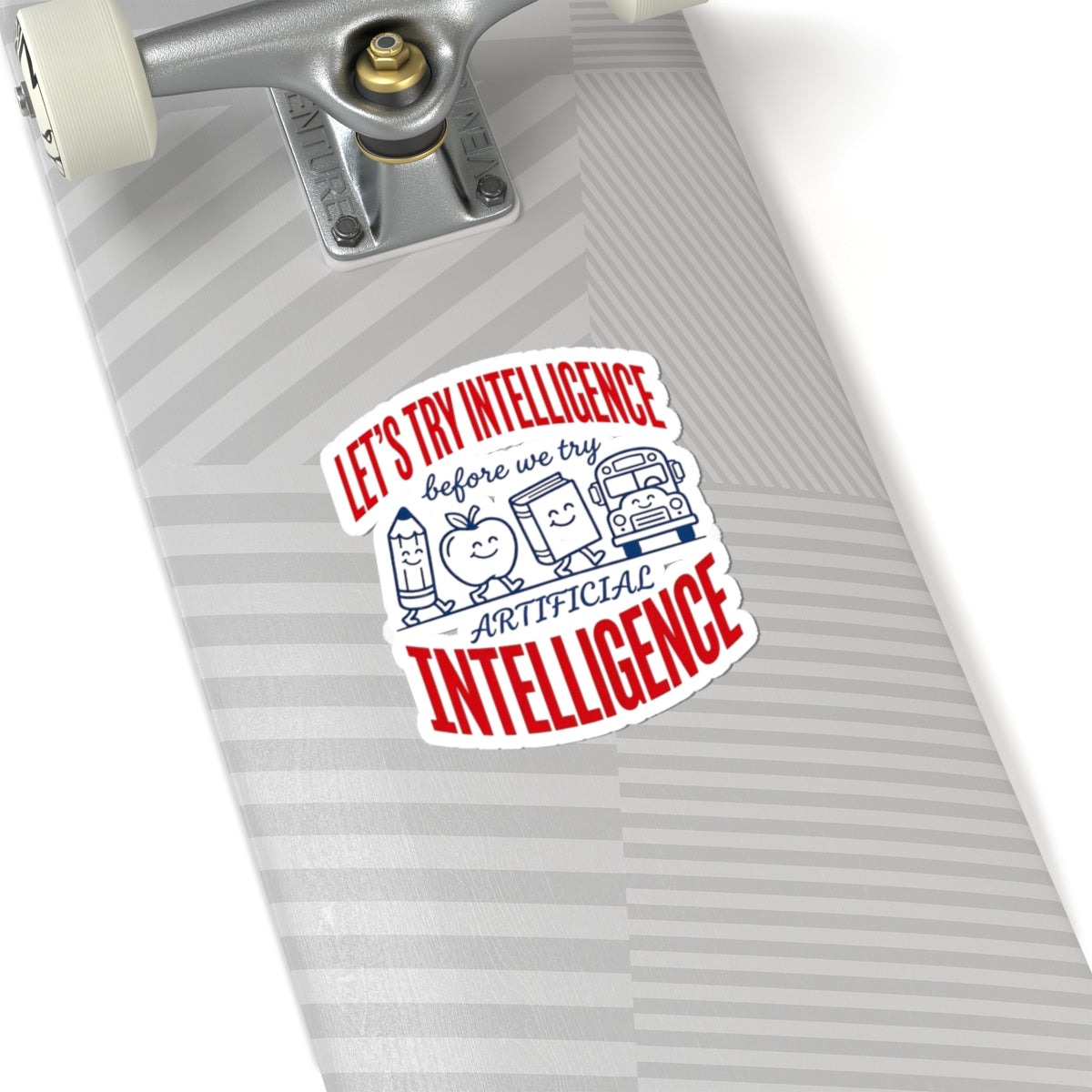 School try intelligence 
Kiss-Cut Stickers