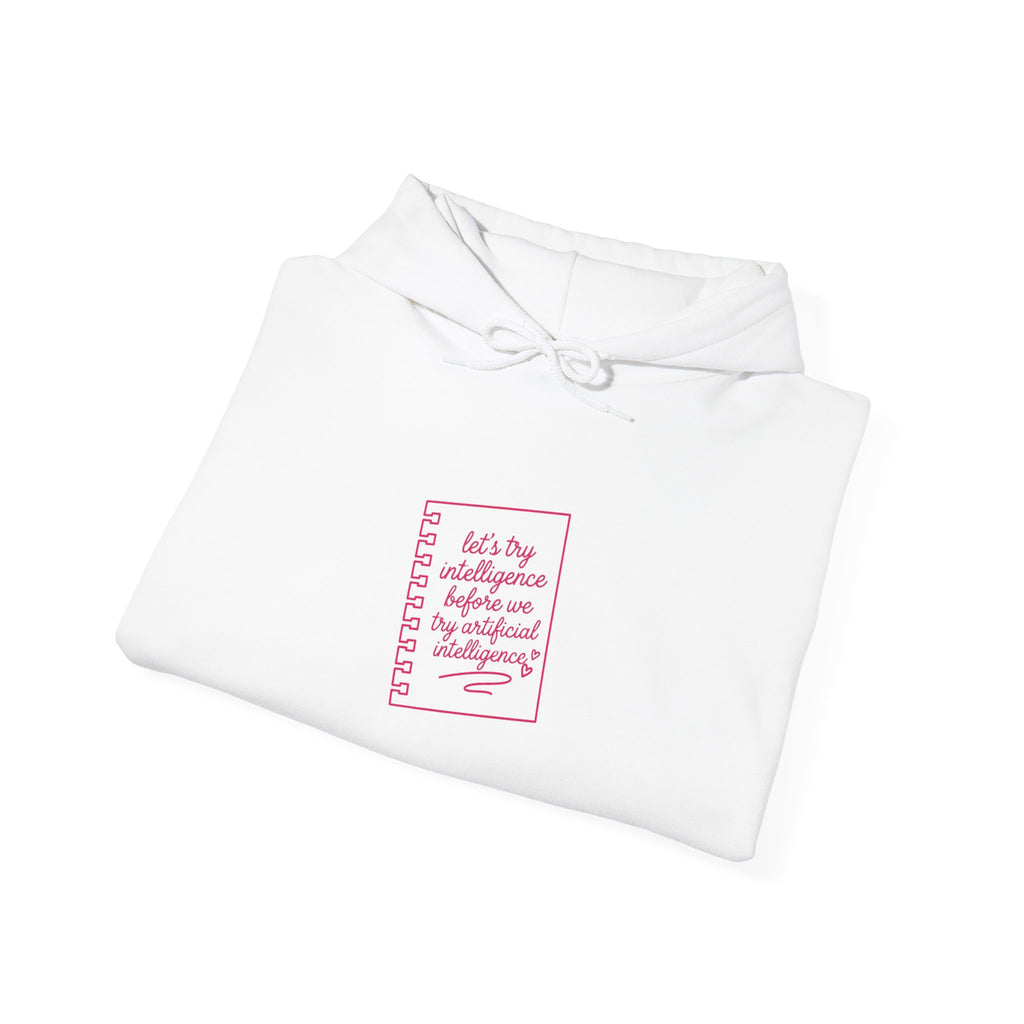 Notebook try intelligence Unisex Heavy Blend™ Hooded Sweatshirt