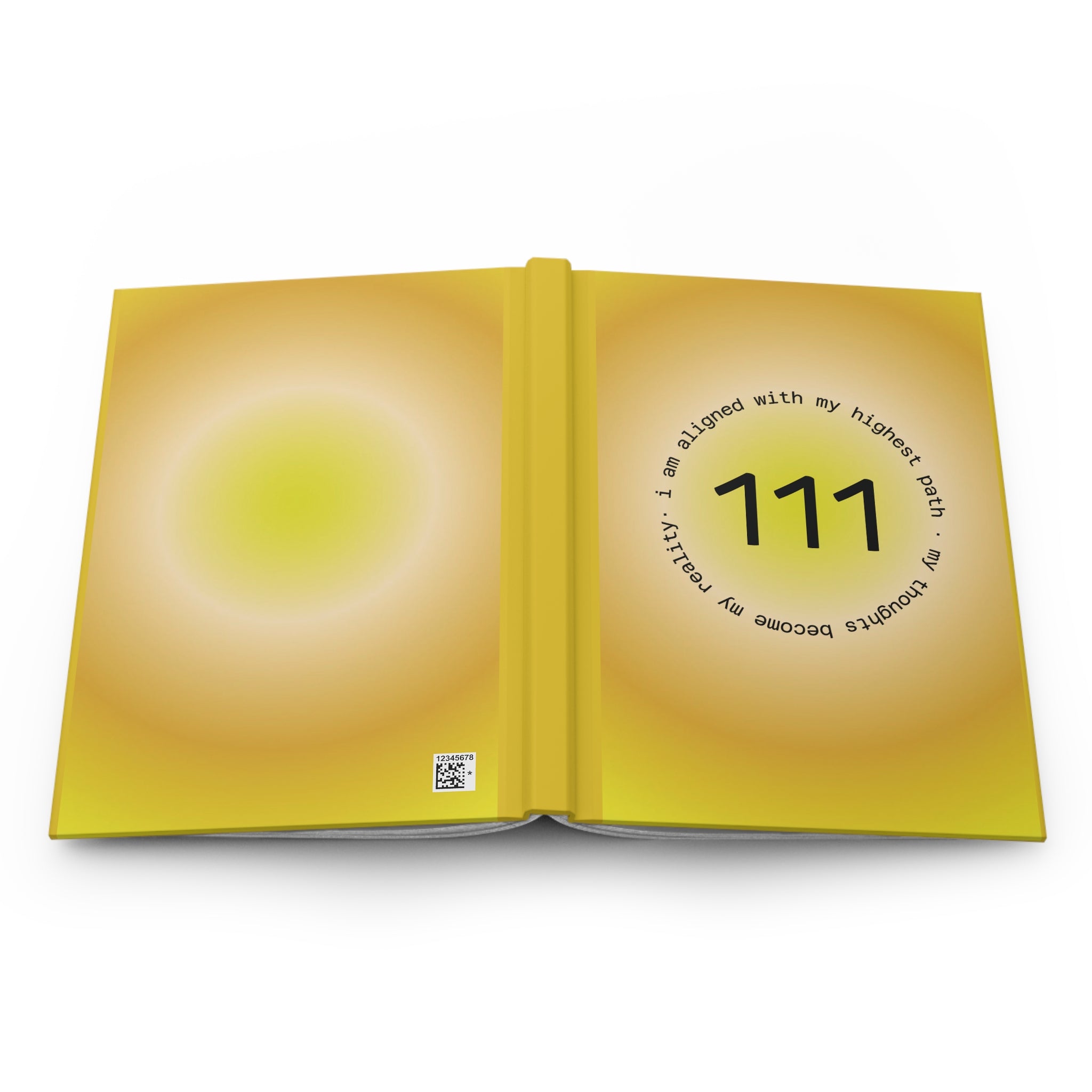 Hardcover Journal — "111" Manifestation Notebook: Aligned with My Highest Path