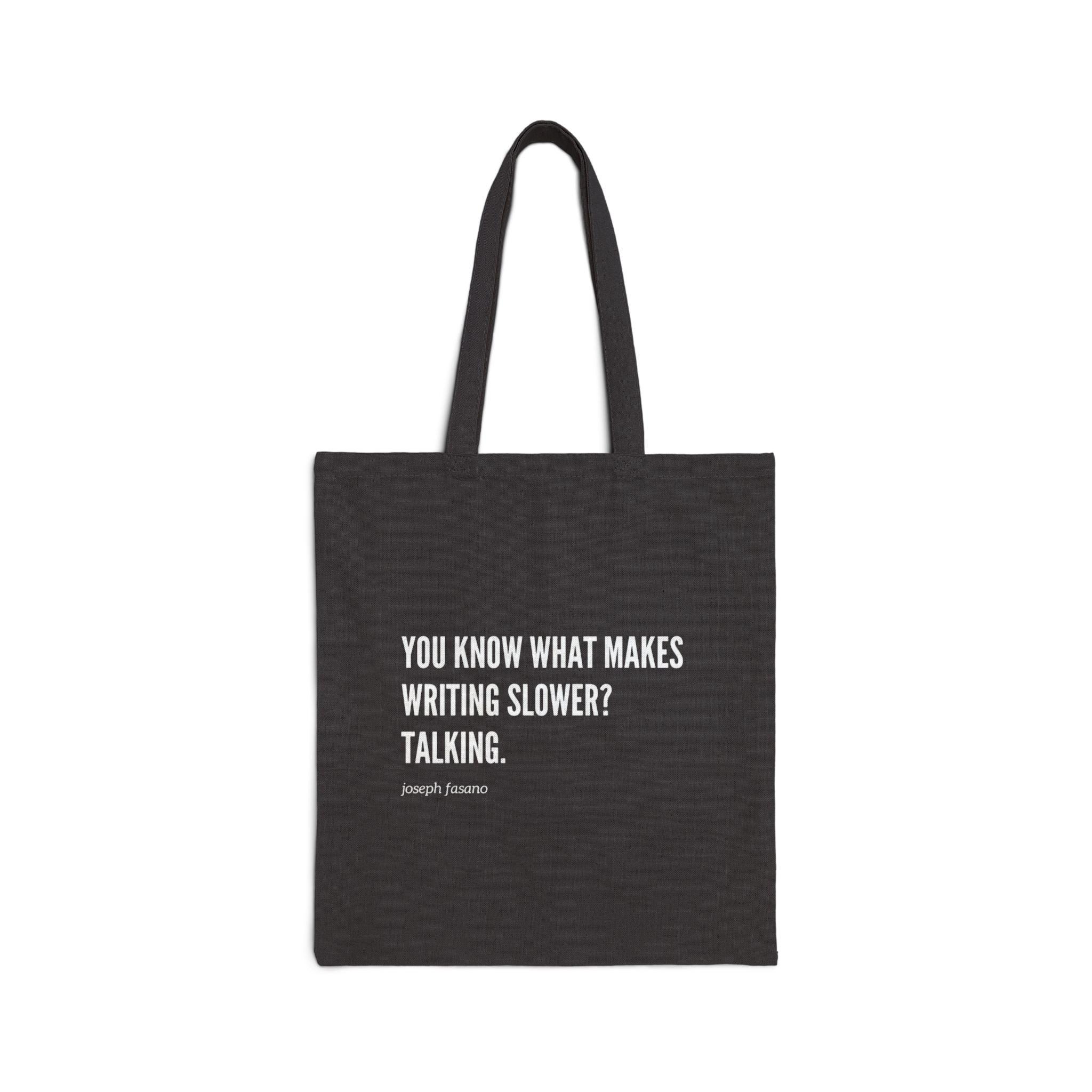 "you know" Cotton Canvas Tote Bag