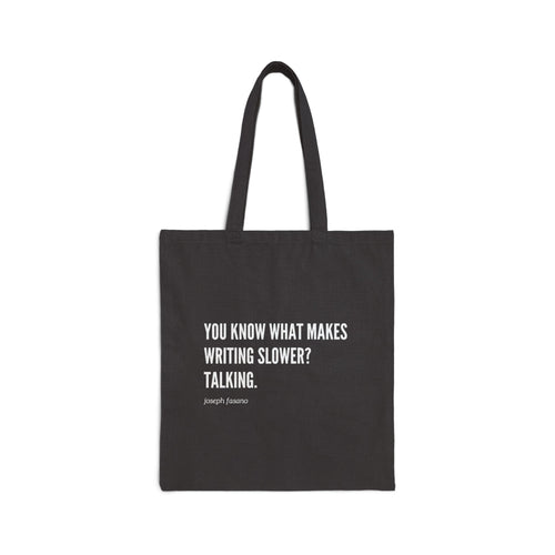"you know" Cotton Canvas Tote Bag