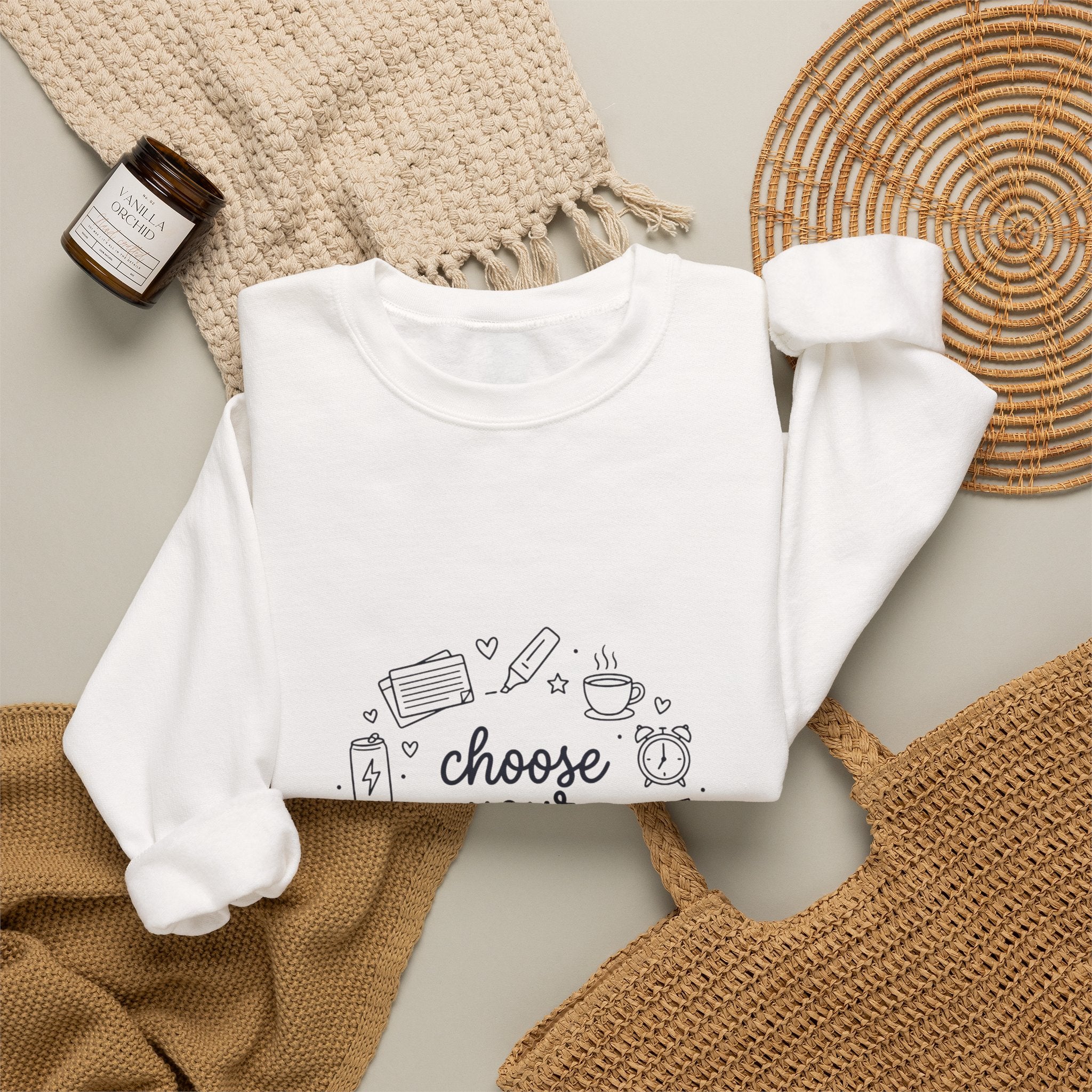 Crewneck Sweatshirt – "Choose Your Reinforcer" School Psych/Behavior Therapist Comfort Pullover