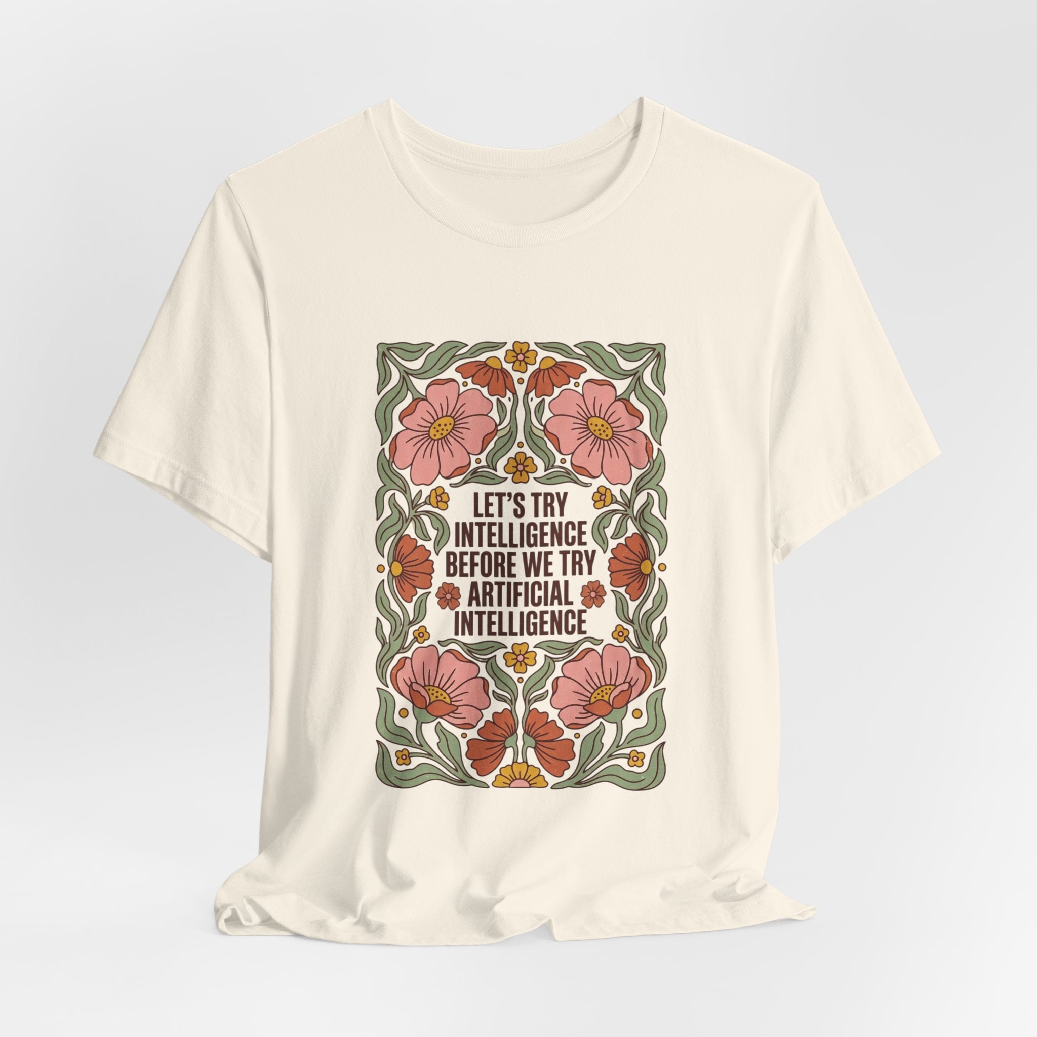 Flower try intelligence Unisex Jersey Short Sleeve Tee