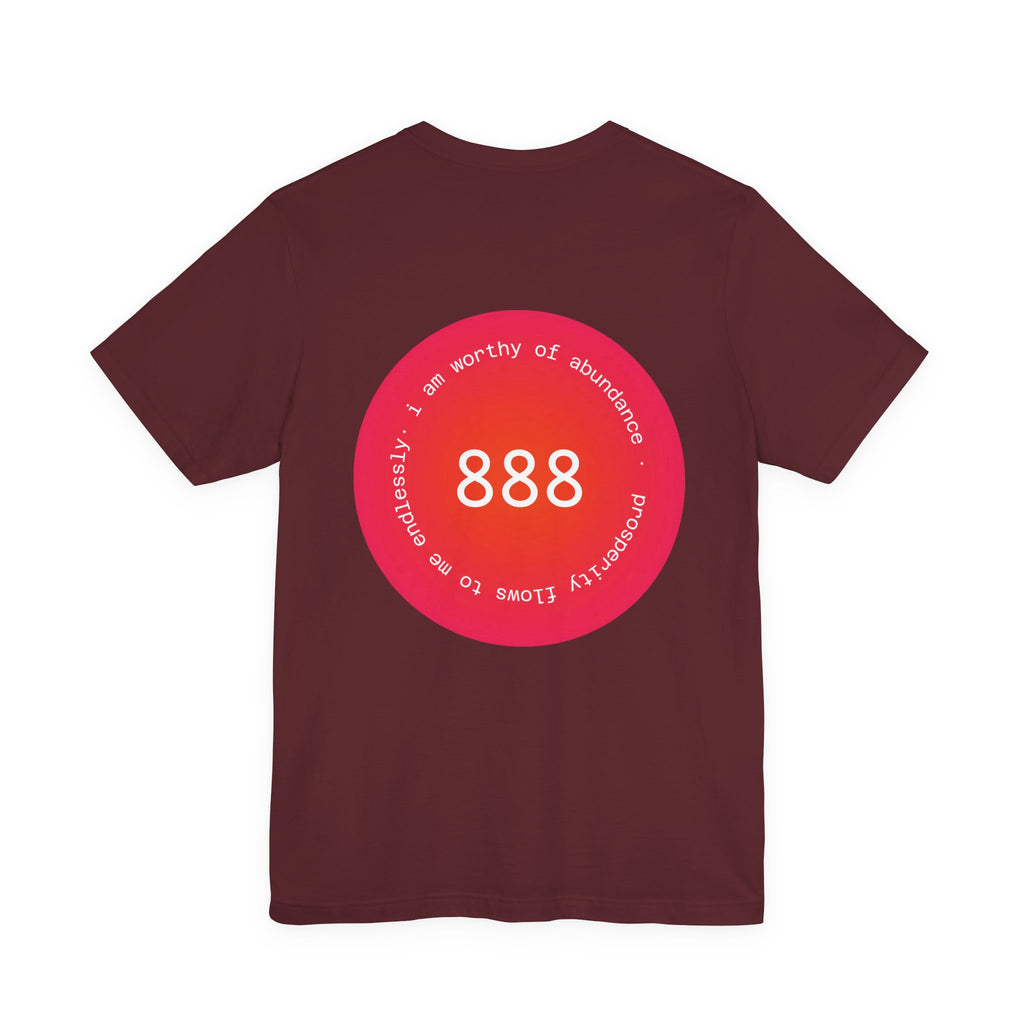 888 Abundance Tee — Inspirational Numerology T-Shirt