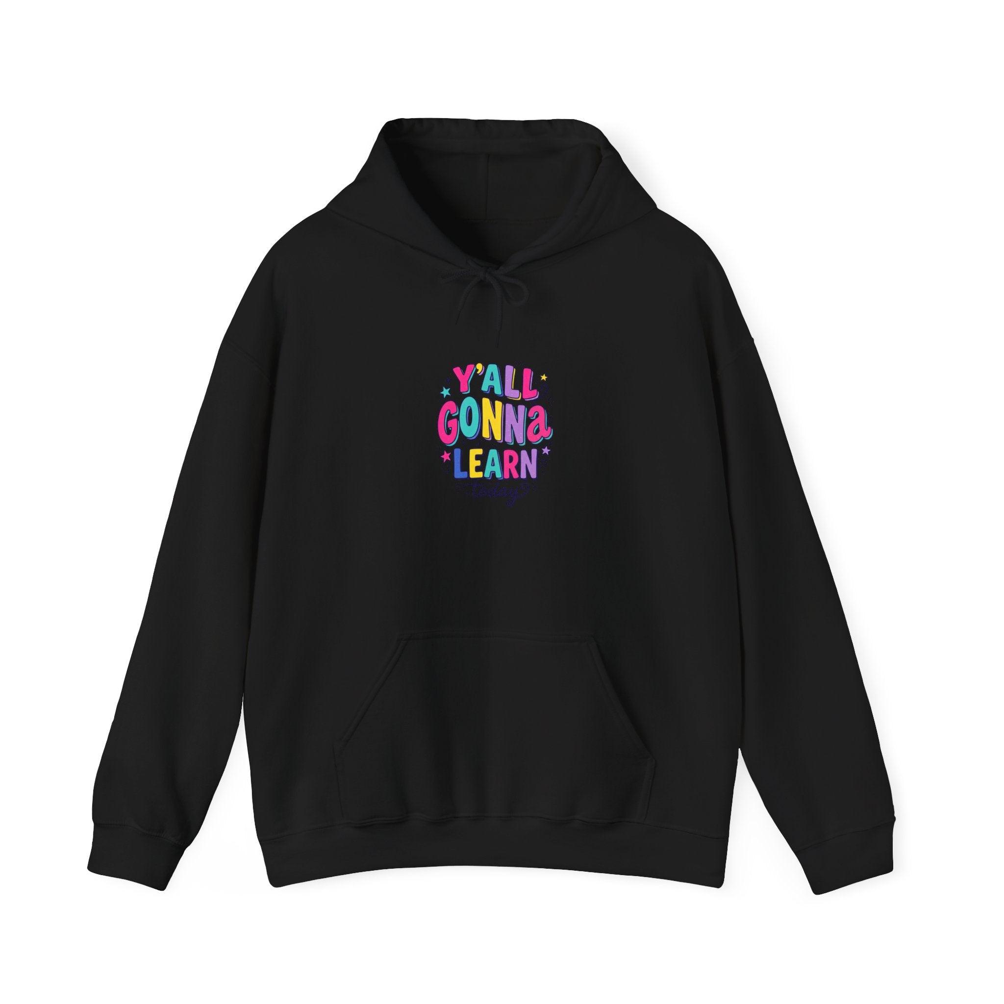 Y'all Gonna Learn hoodie | Christian rainbow scripture quote, playful faith sweatshirt