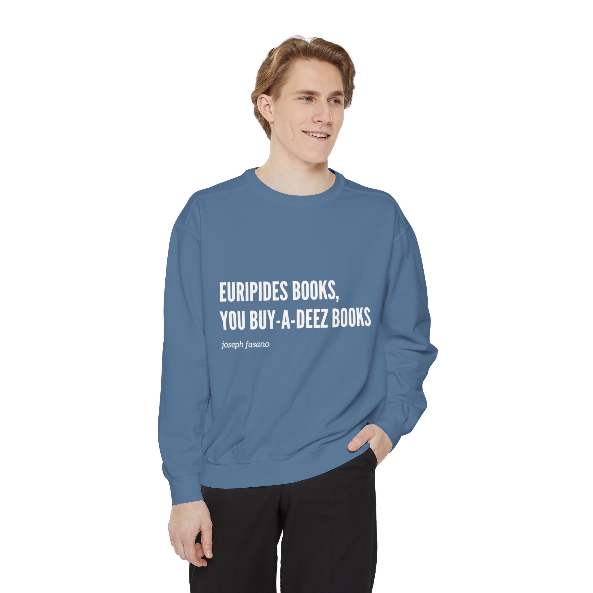 "euripides" crew neck sweatshirt