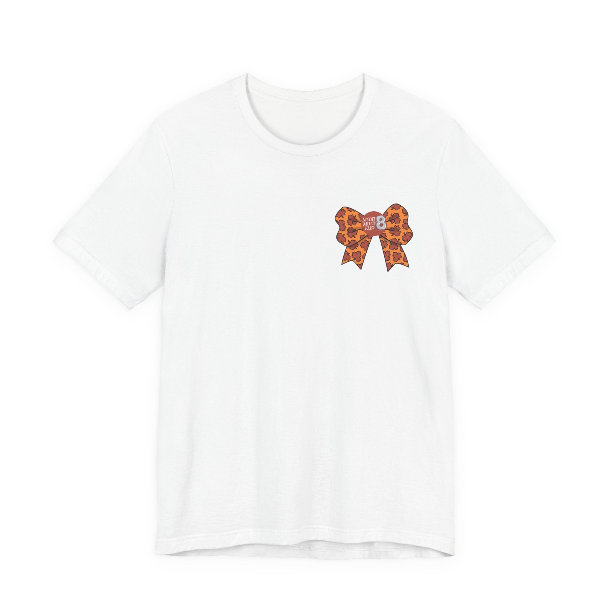 Thankful Grateful Blessed Tee — Autumn Bow Fall Thanksgiving Shirt