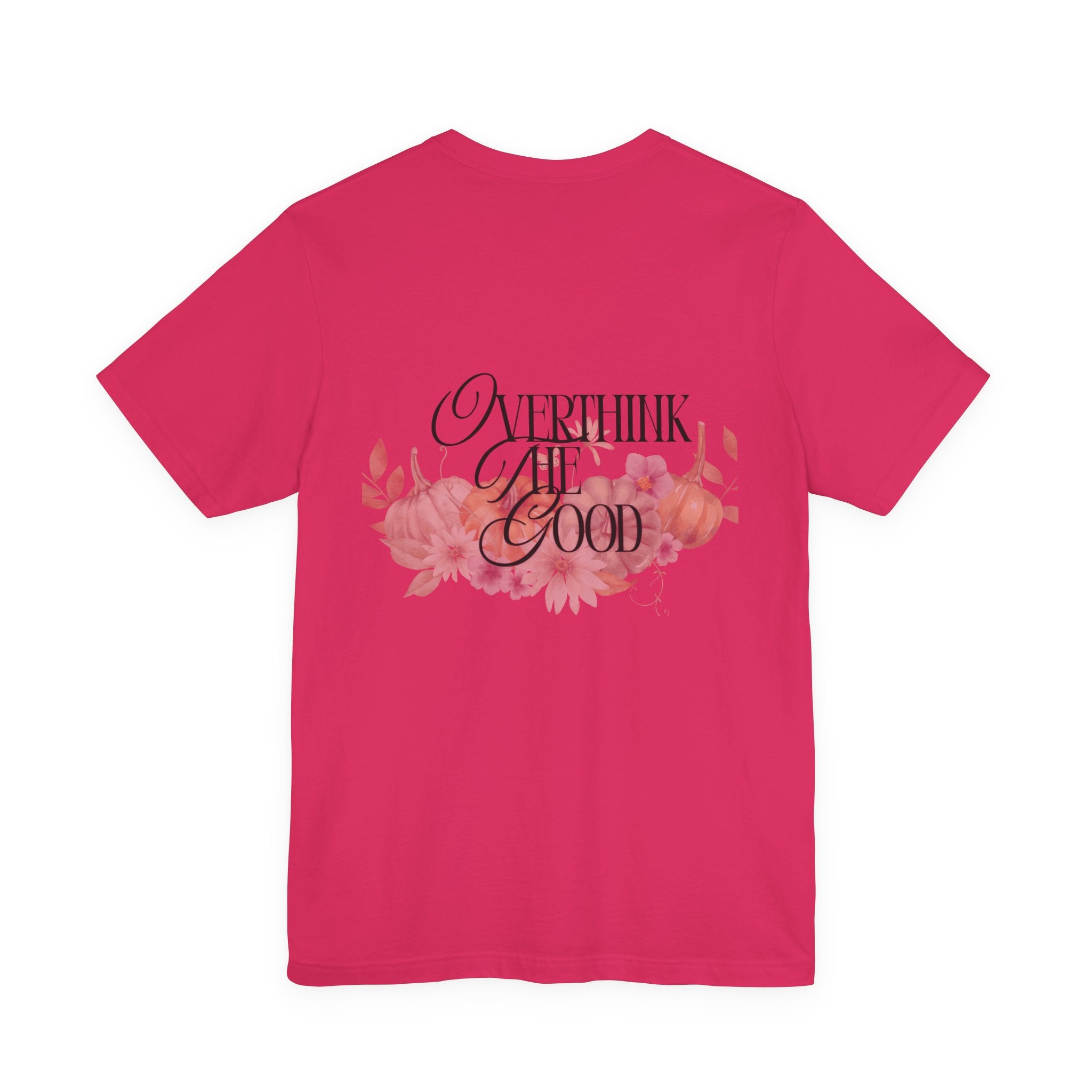 Overthink the Good Pumpkin Floral Tee