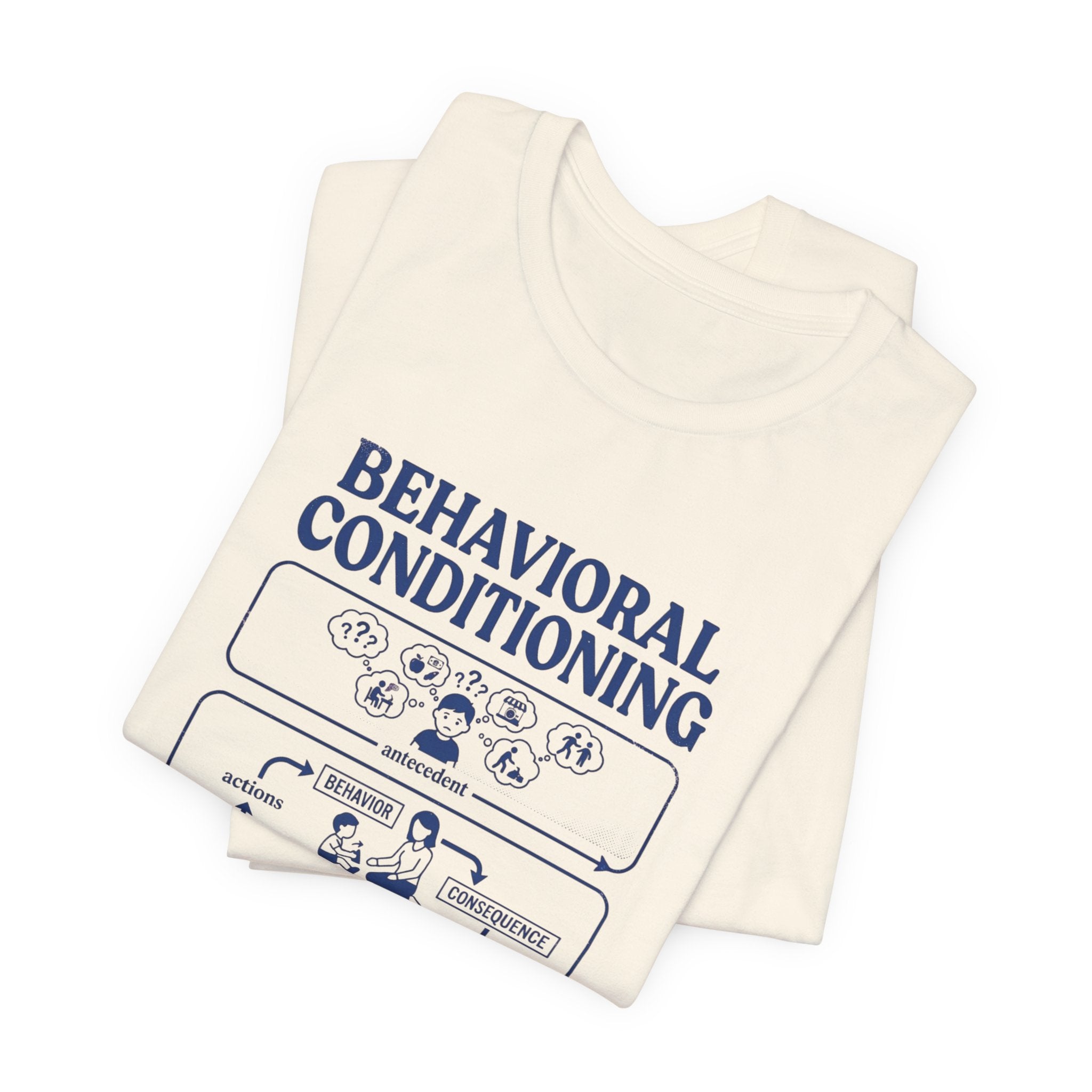Behavioral Conditioning T‑Shirt — Observe, Measure, Reinforce (Psychology Diagram Tee)