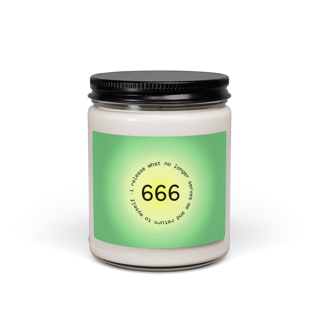 666 reset affirmation candle