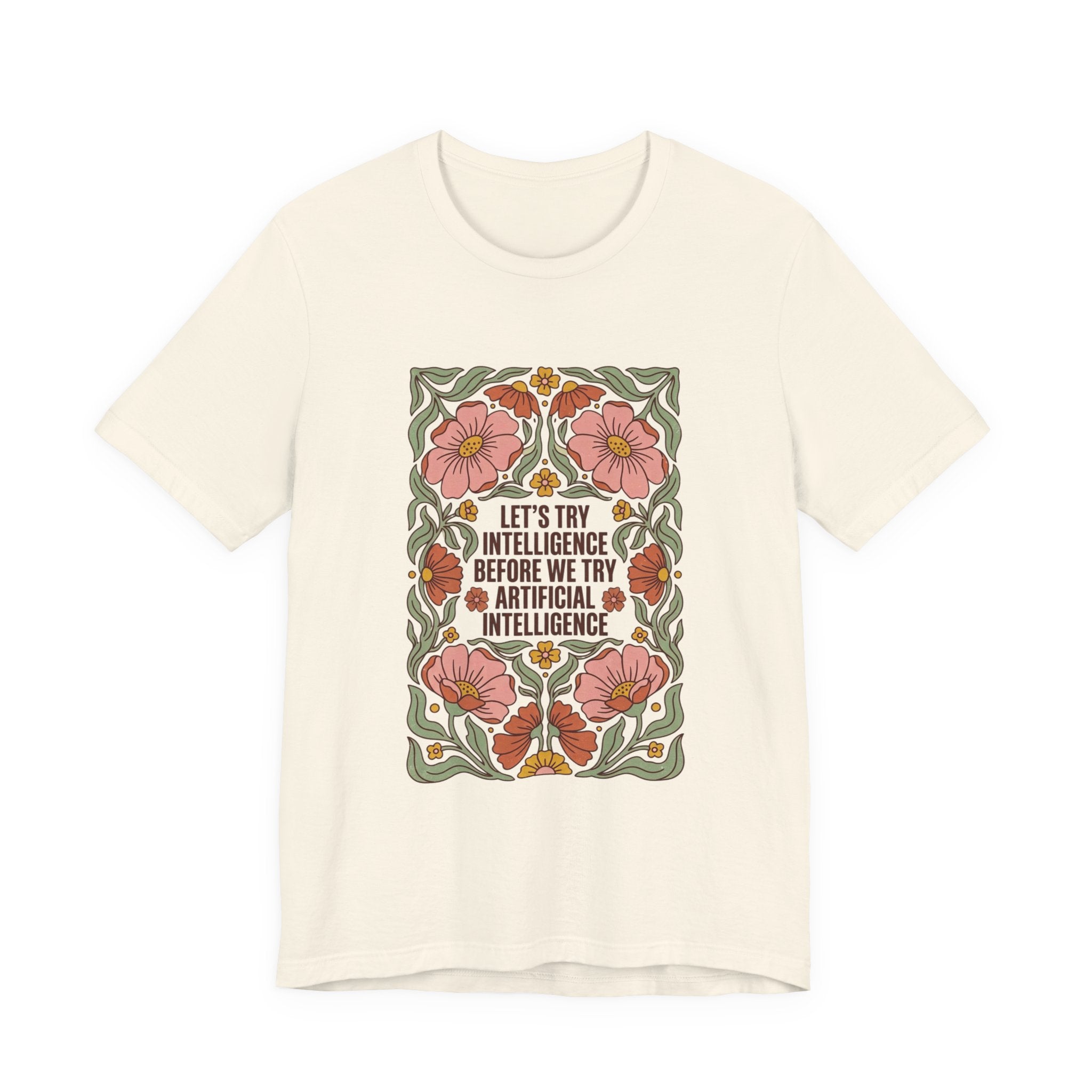 Flower try intelligence Unisex Jersey Short Sleeve Tee