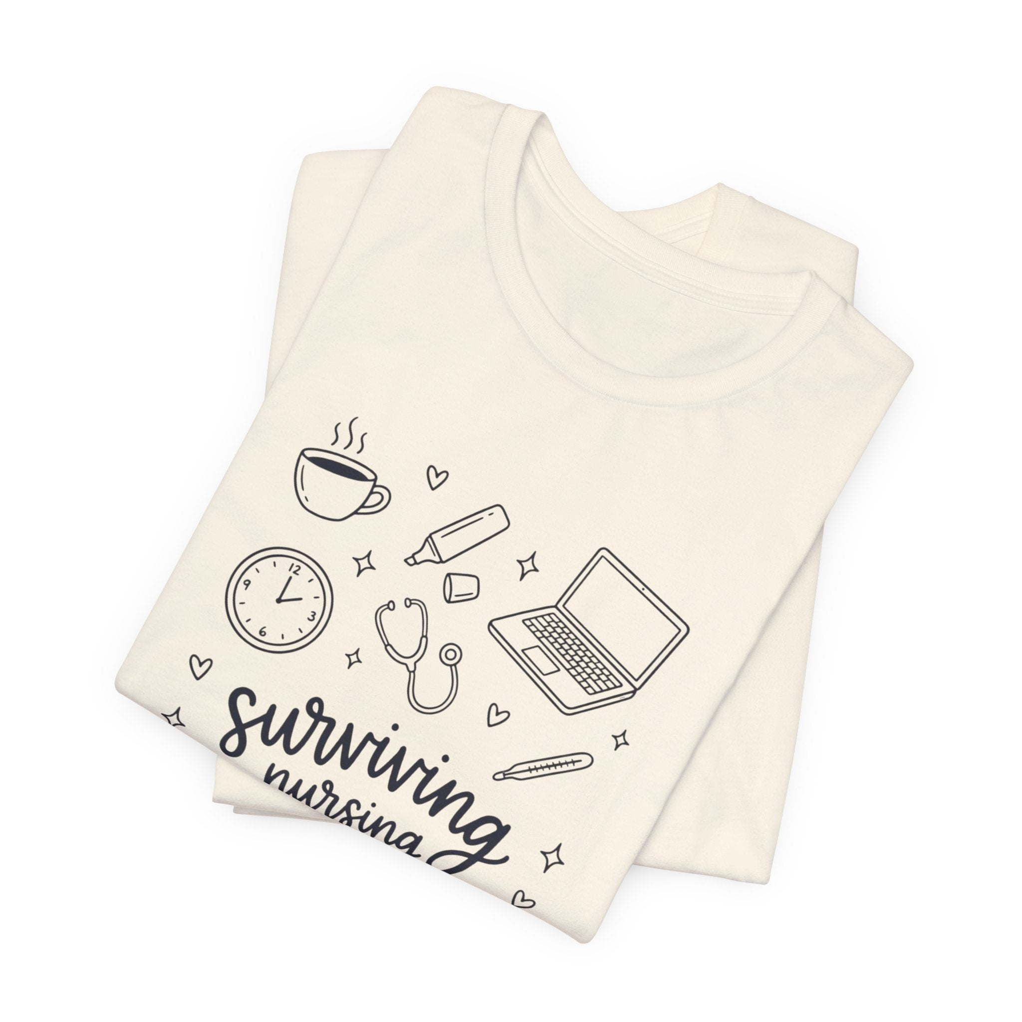Surviving Nursing School T-Shirt — Nursing Student Gift Tee