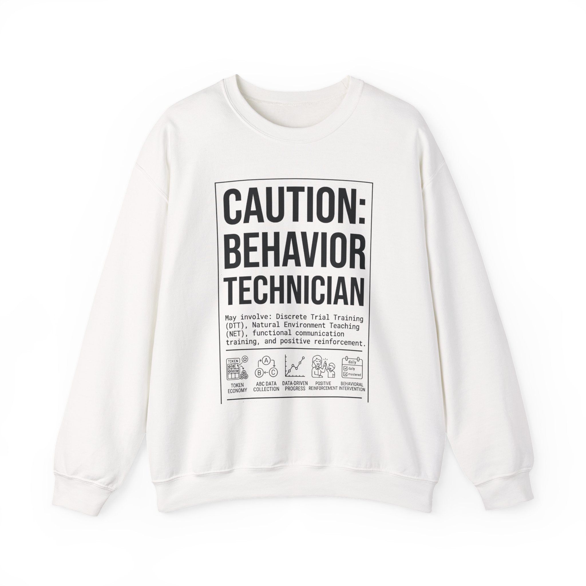 Caution: Behavior Technician Sweatshirt | Leo Season Zodiac Pride