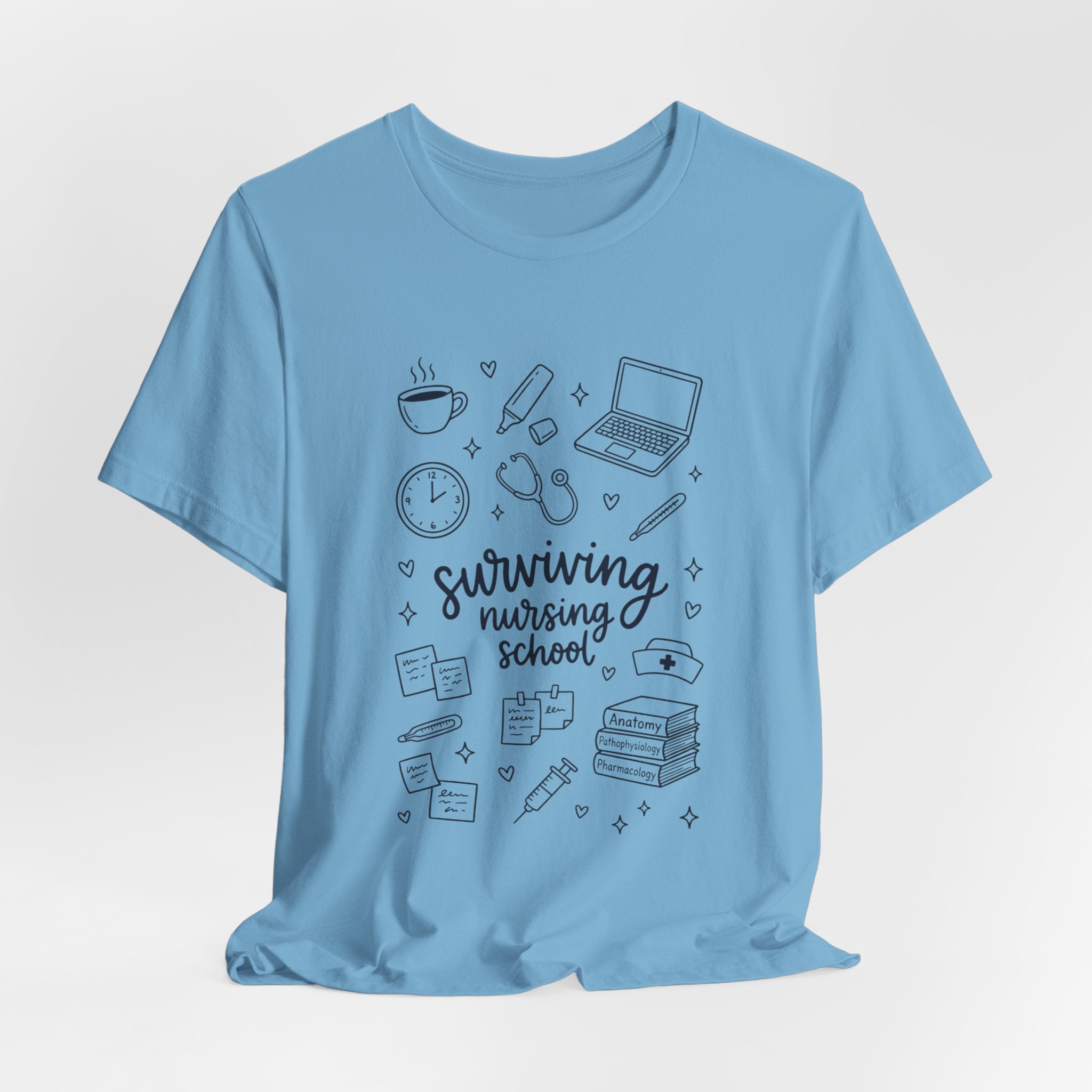 Surviving Nursing School T-Shirt — Nursing Student Gift Tee