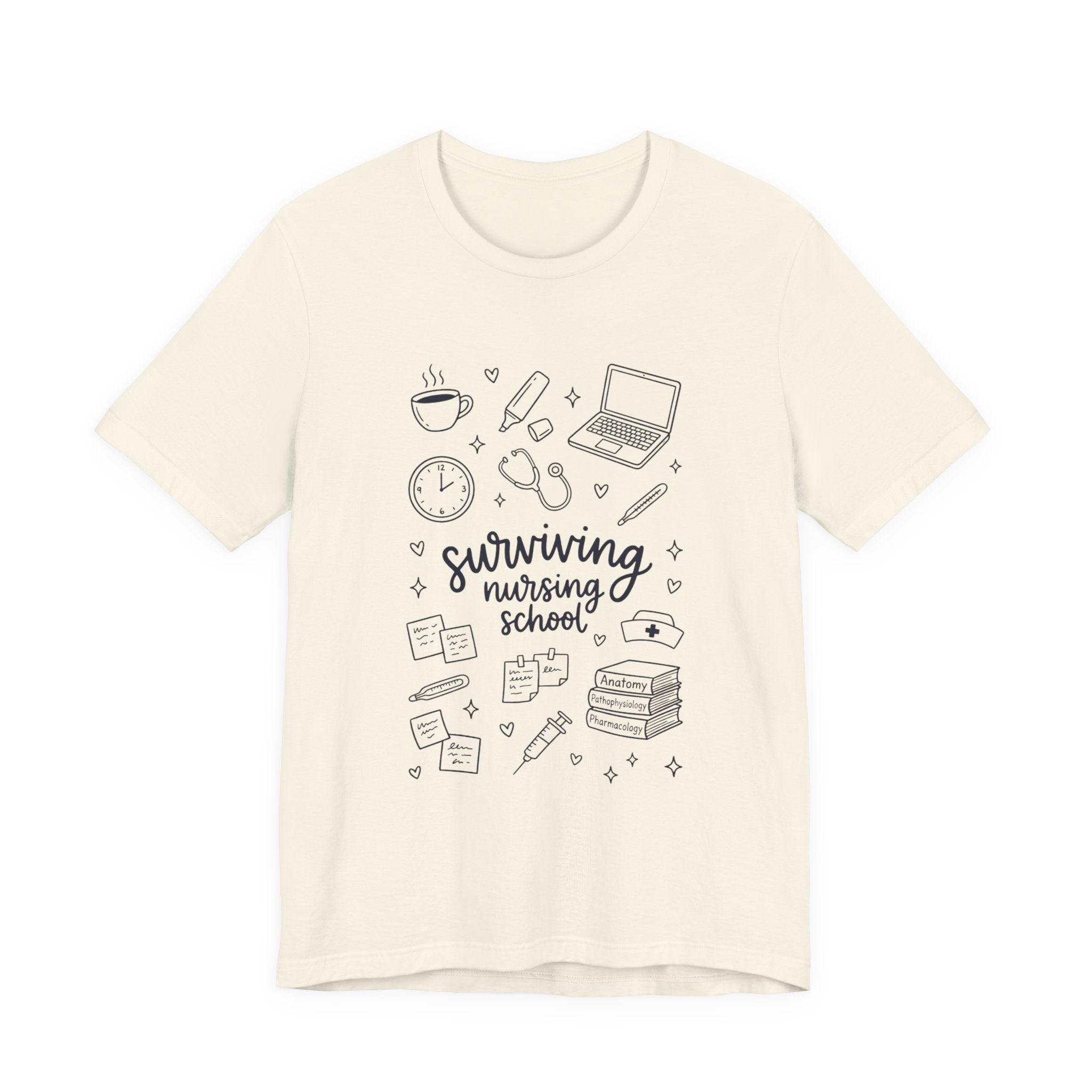 Surviving Nursing School T-Shirt — Nursing Student Gift Tee