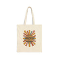 Groovy try intelligence Cotton Canvas Tote Bag