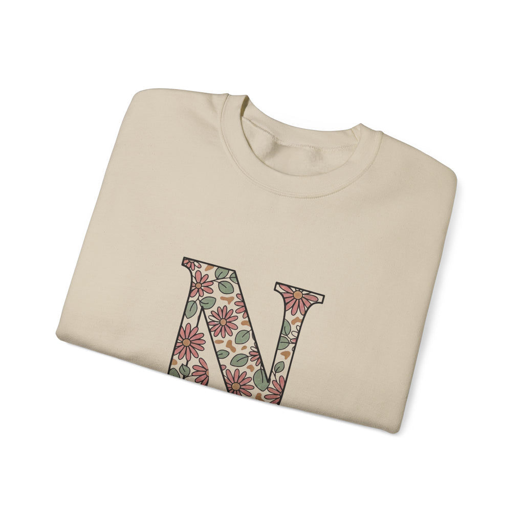 Floral N Nurse Sweatshirt | Retro Vacation, Playful Animal Vibe