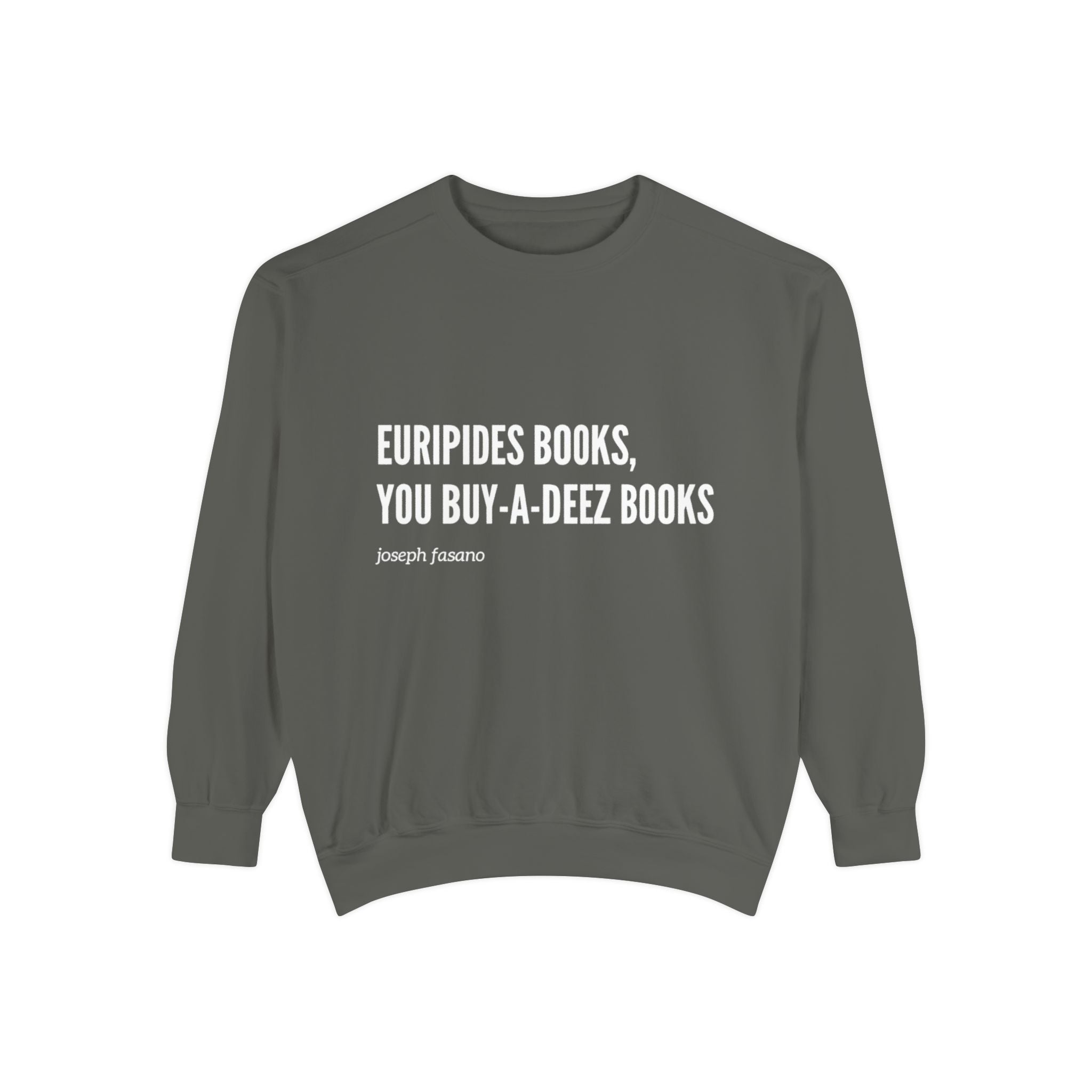 "euripides" crew neck sweatshirt