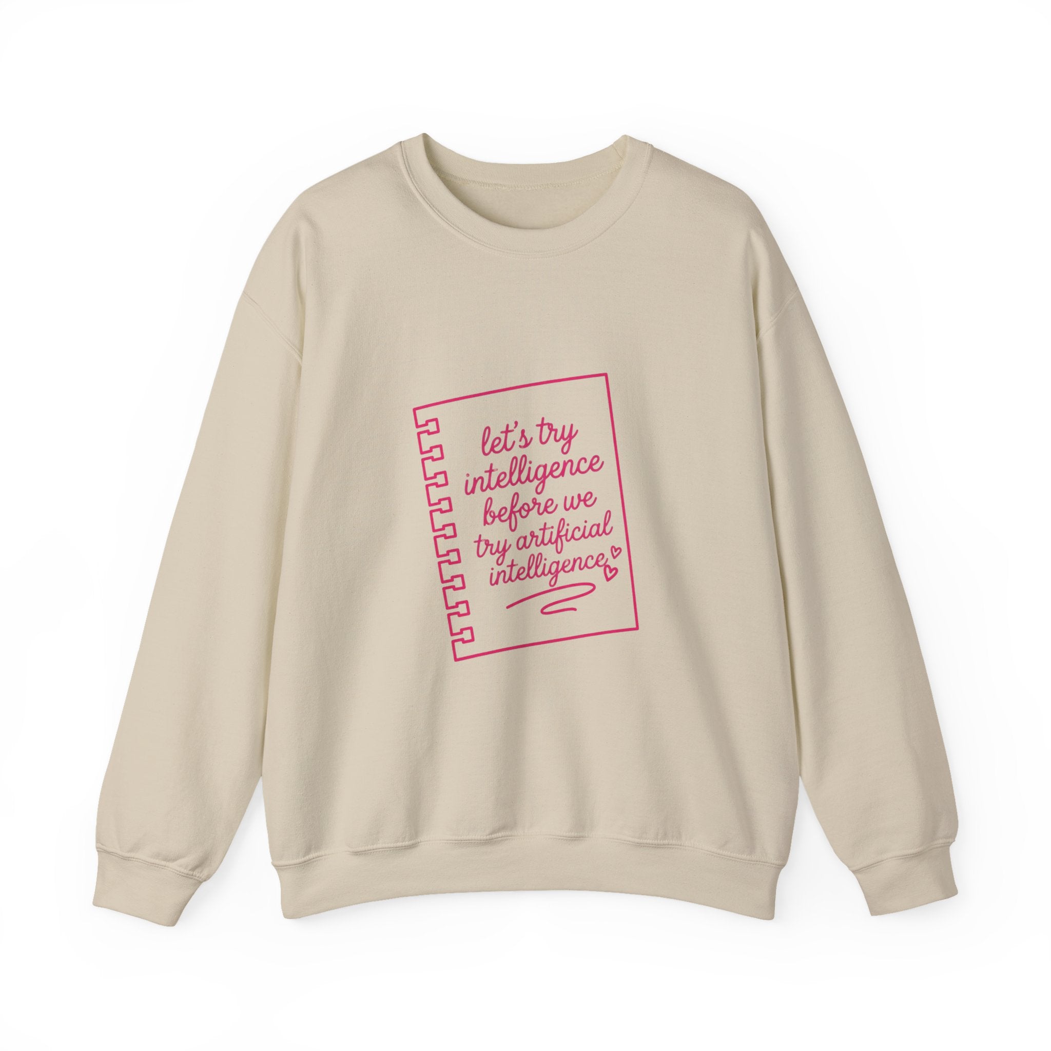 Notebook try intelligence Unisex Heavy Blend™ Crewneck Sweatshirt