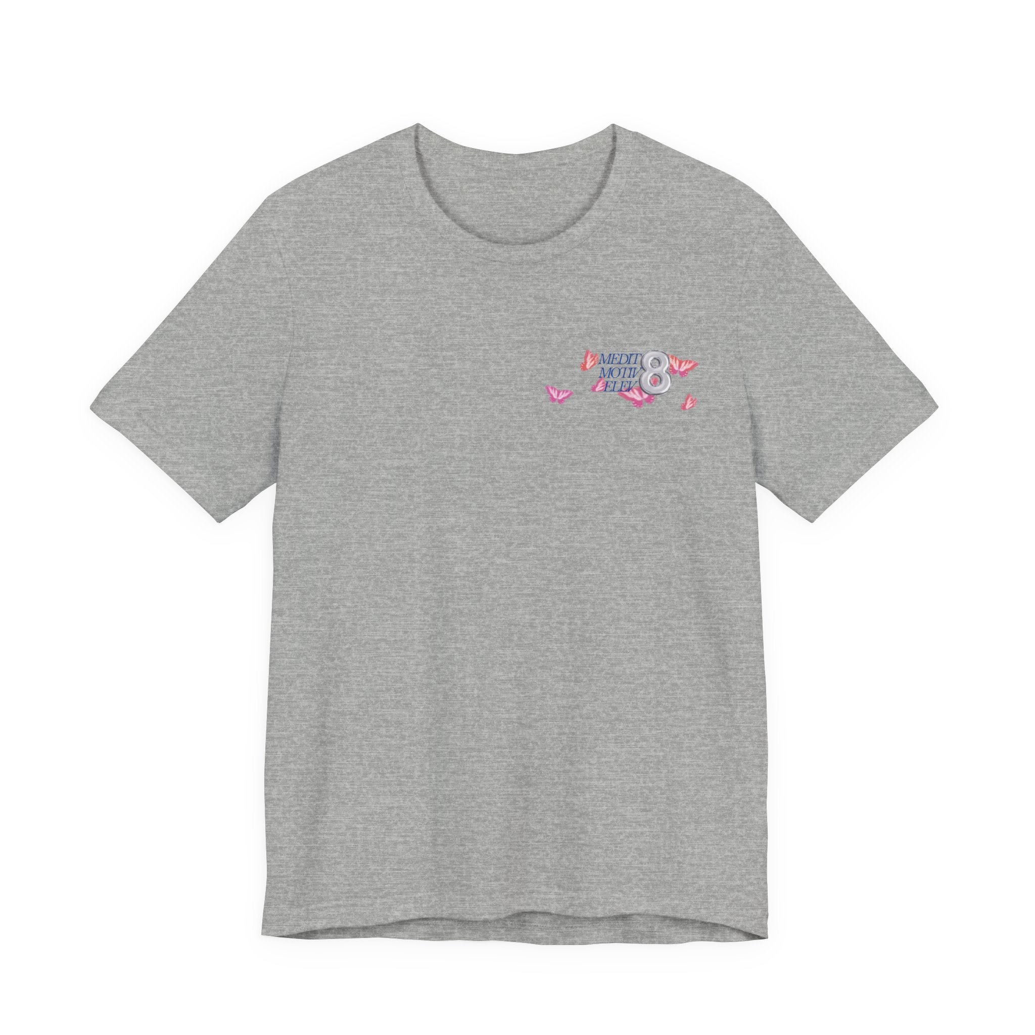 Grateful Hearts Club T‑Shirt – Floral Butterfly Graphic Tee