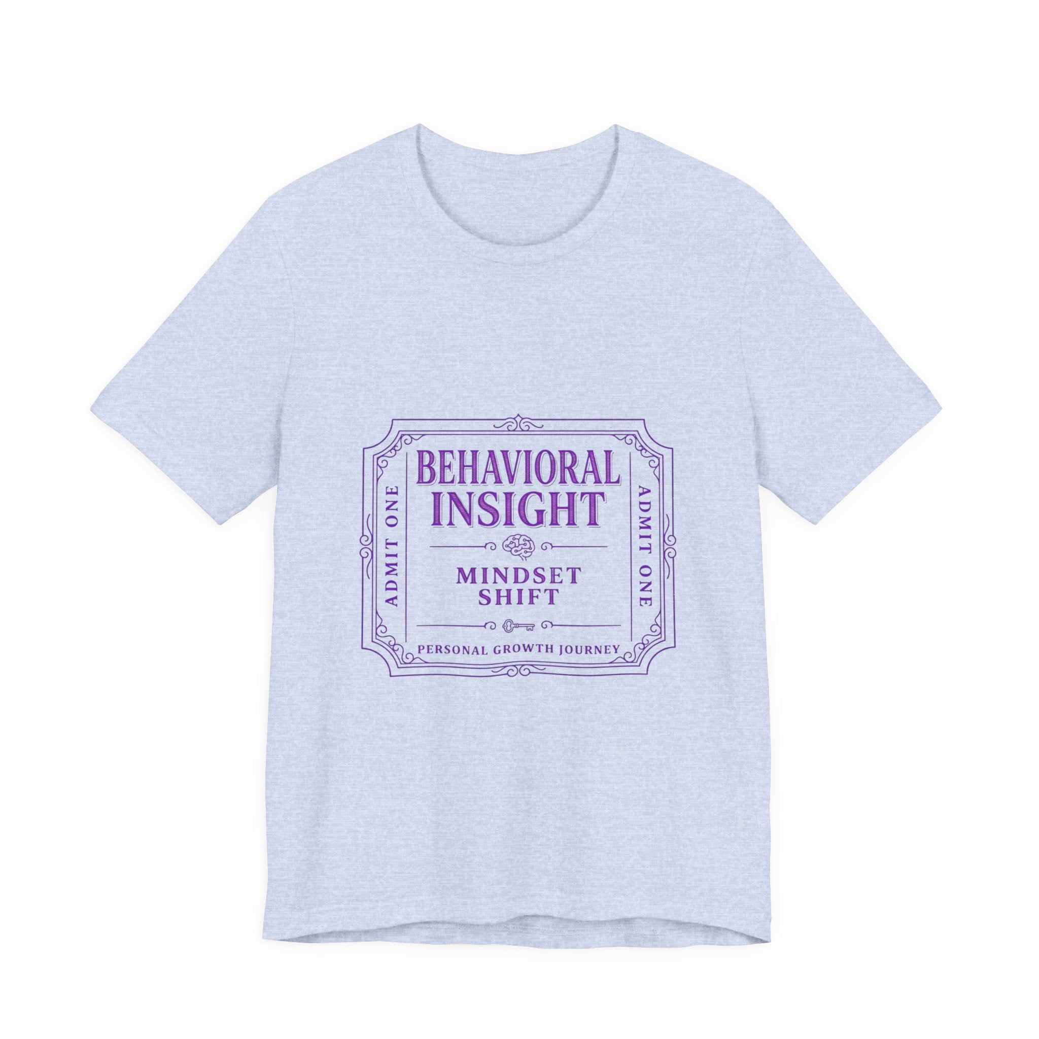 Behavioral Insight "Mindset Shift" Tee — Personal Growth Ticket Graphic T-Shirt