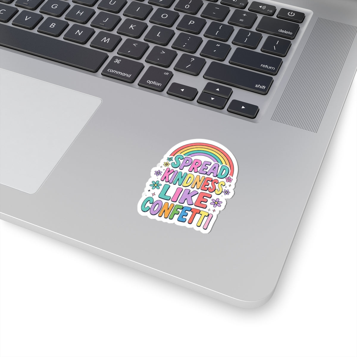 Spread Kindness Like Confetti Sticker | Christian Rainbow Faith Sticker