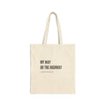 "my way" Cotton Canvas Tote Bag