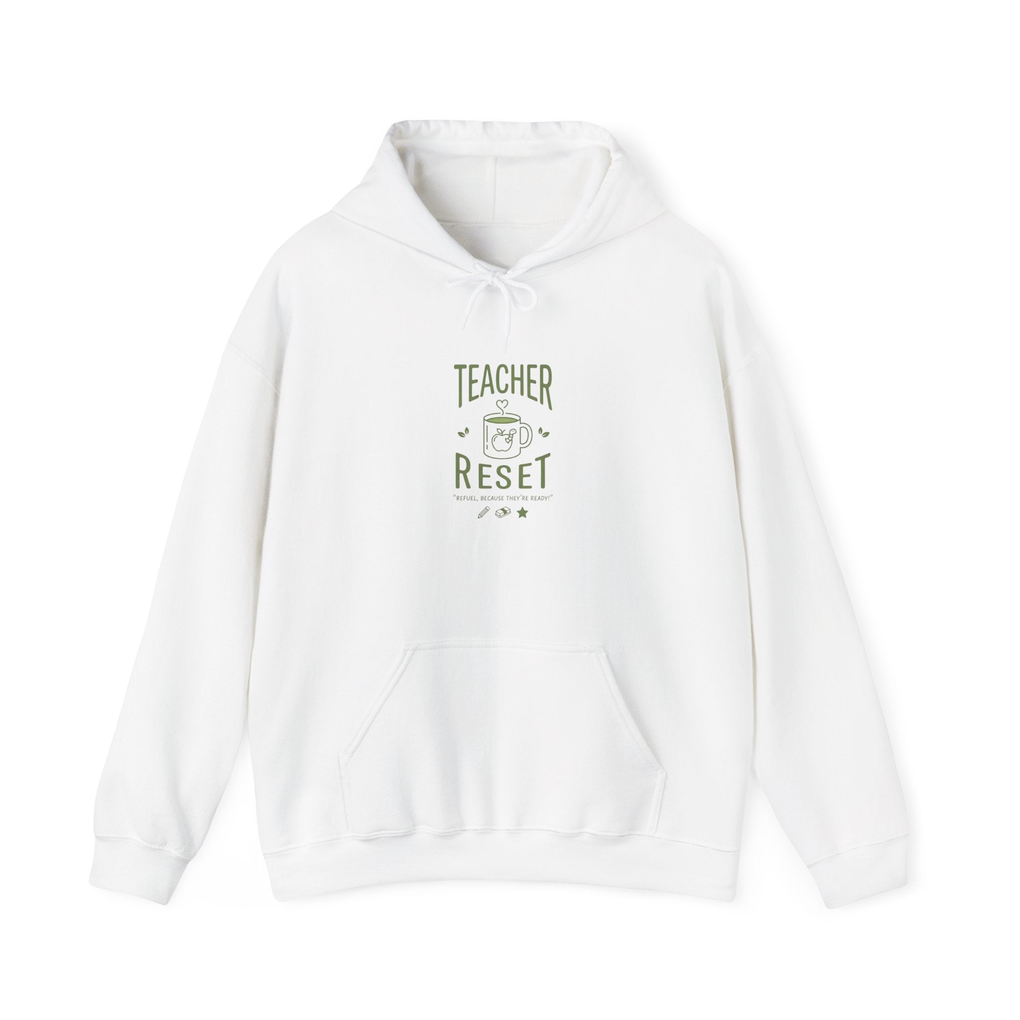 "Teacher Reset" Cozy Teacher Appreciation Pullover