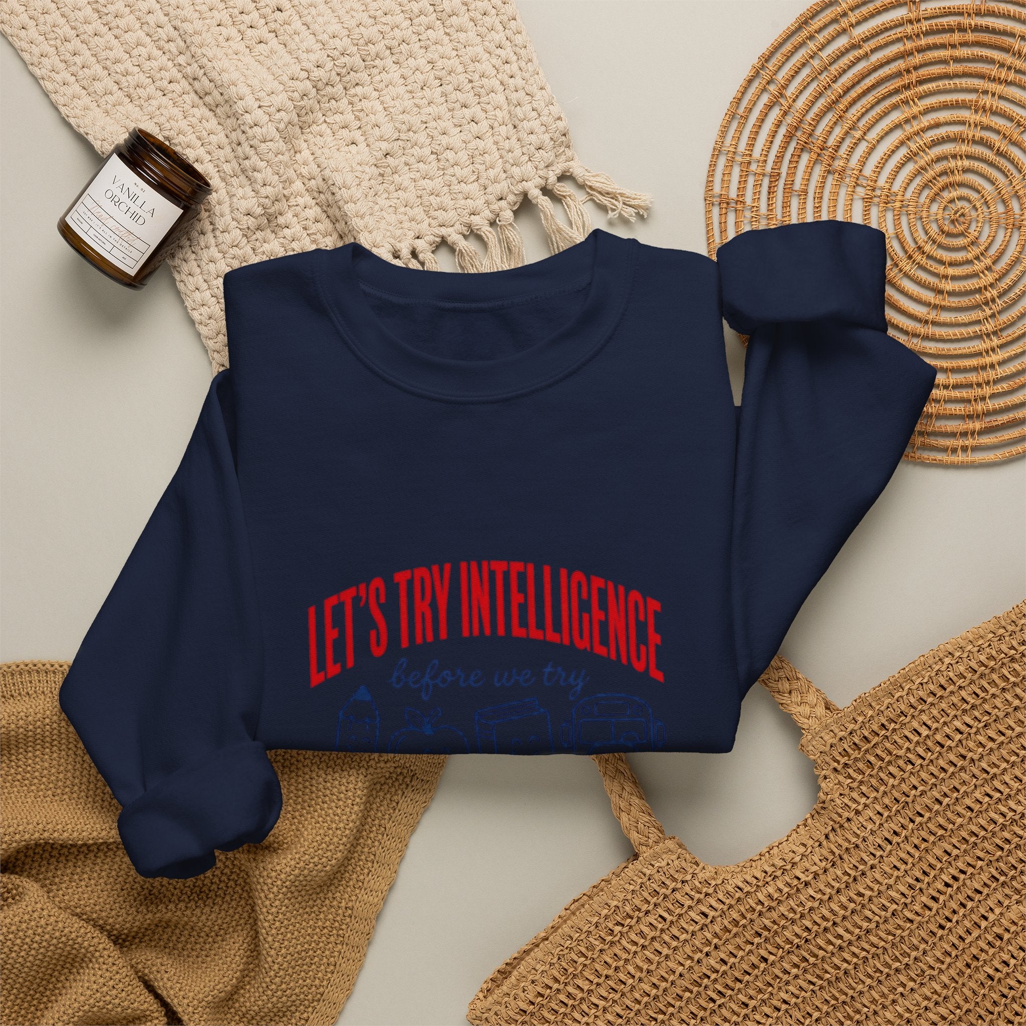 School try intelligence Unisex Heavy Blend™ Crewneck Sweatshirt