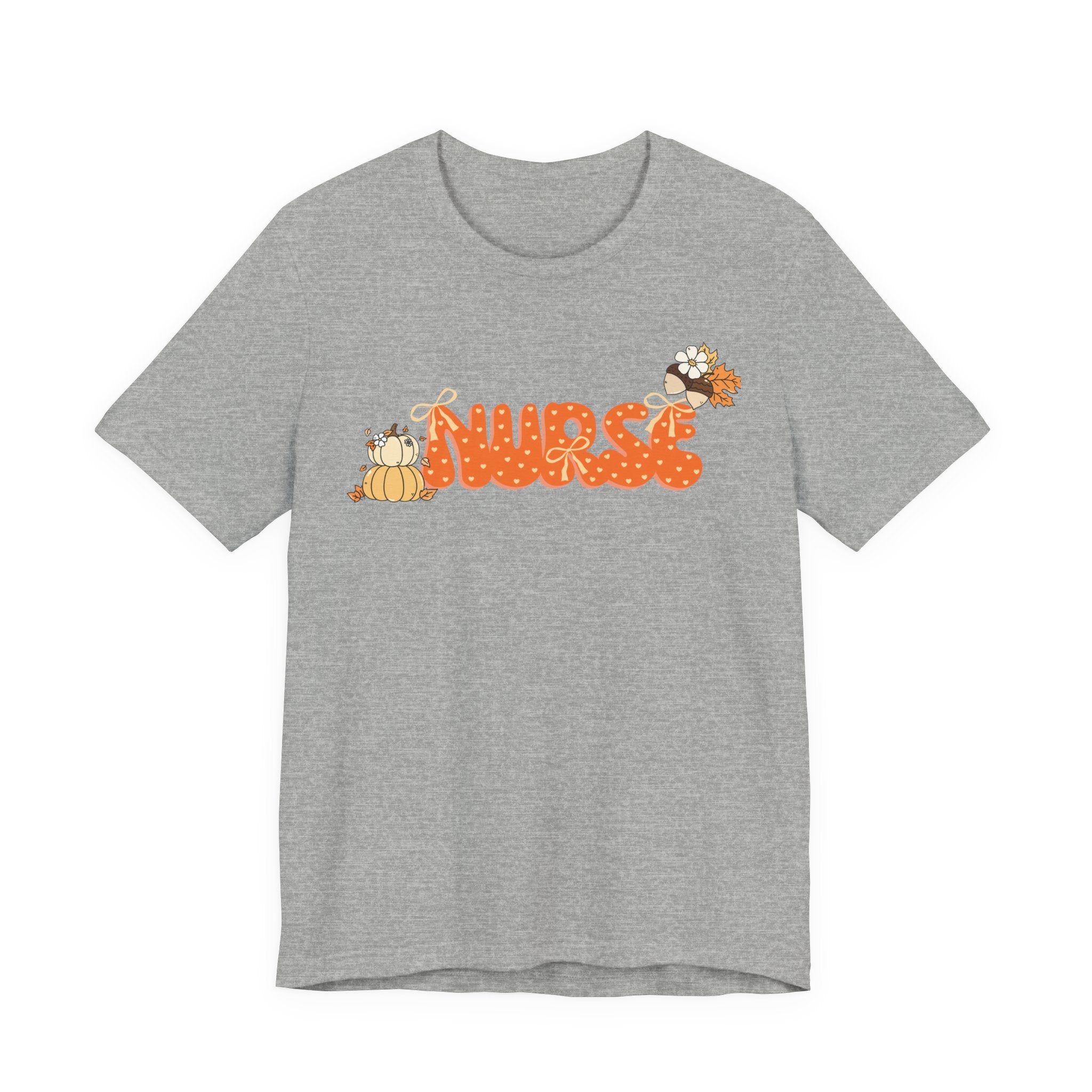 Nurse Pumpkin Patch Tee — Halloween Fall Graphic Nursing Shirt