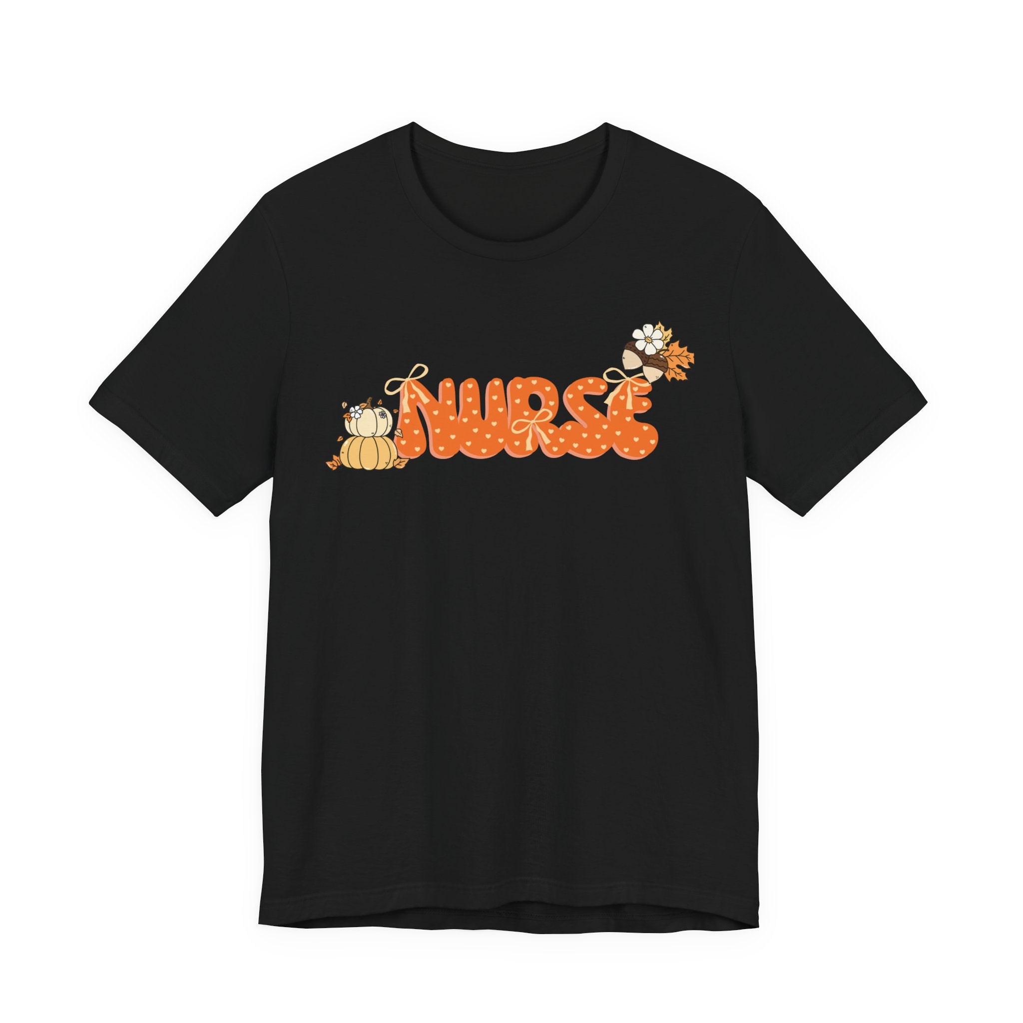 Nurse Pumpkin Patch Tee — Halloween Fall Graphic Nursing Shirt