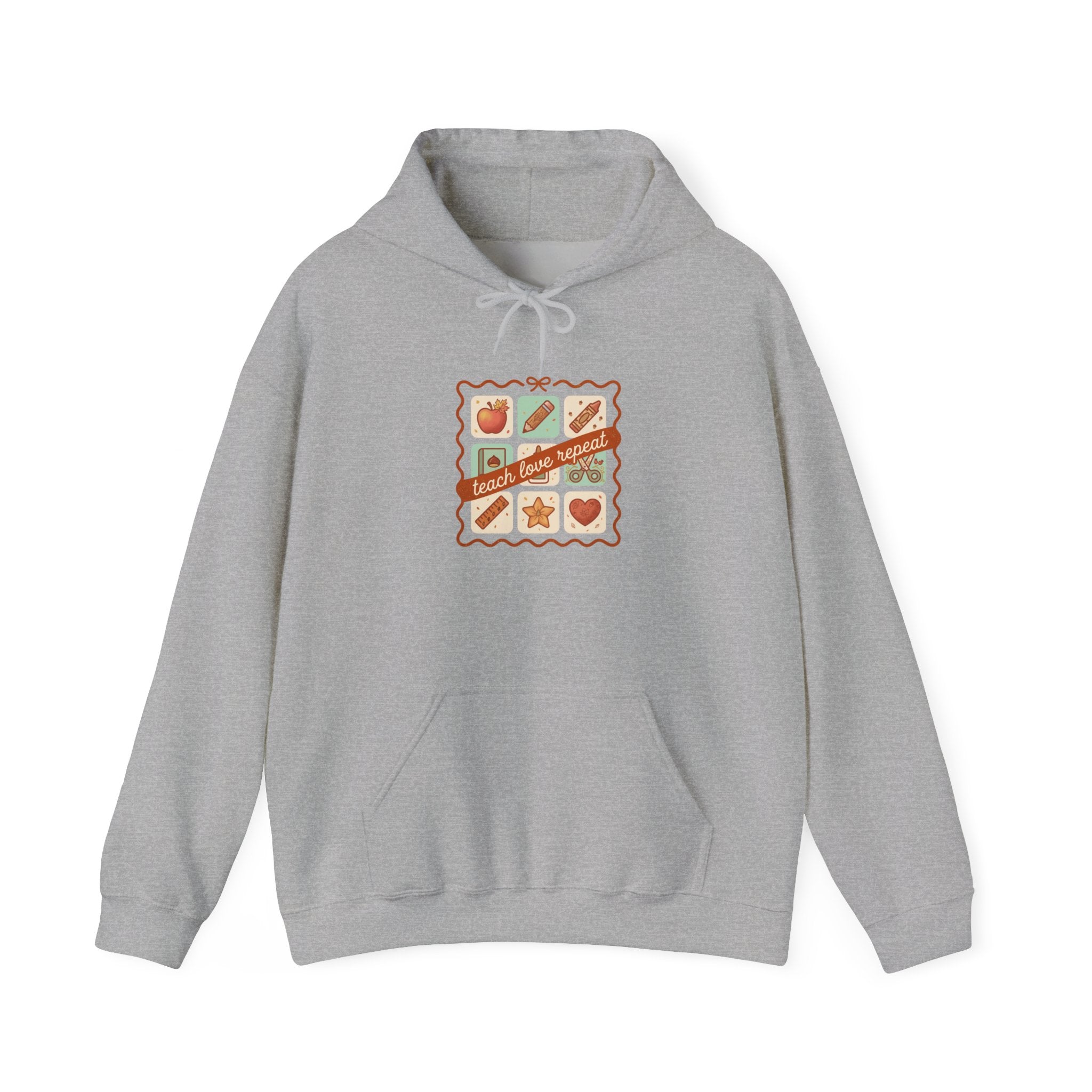 Back to School Patch Hoodie | School Supplies, Cute Classroom Graphic