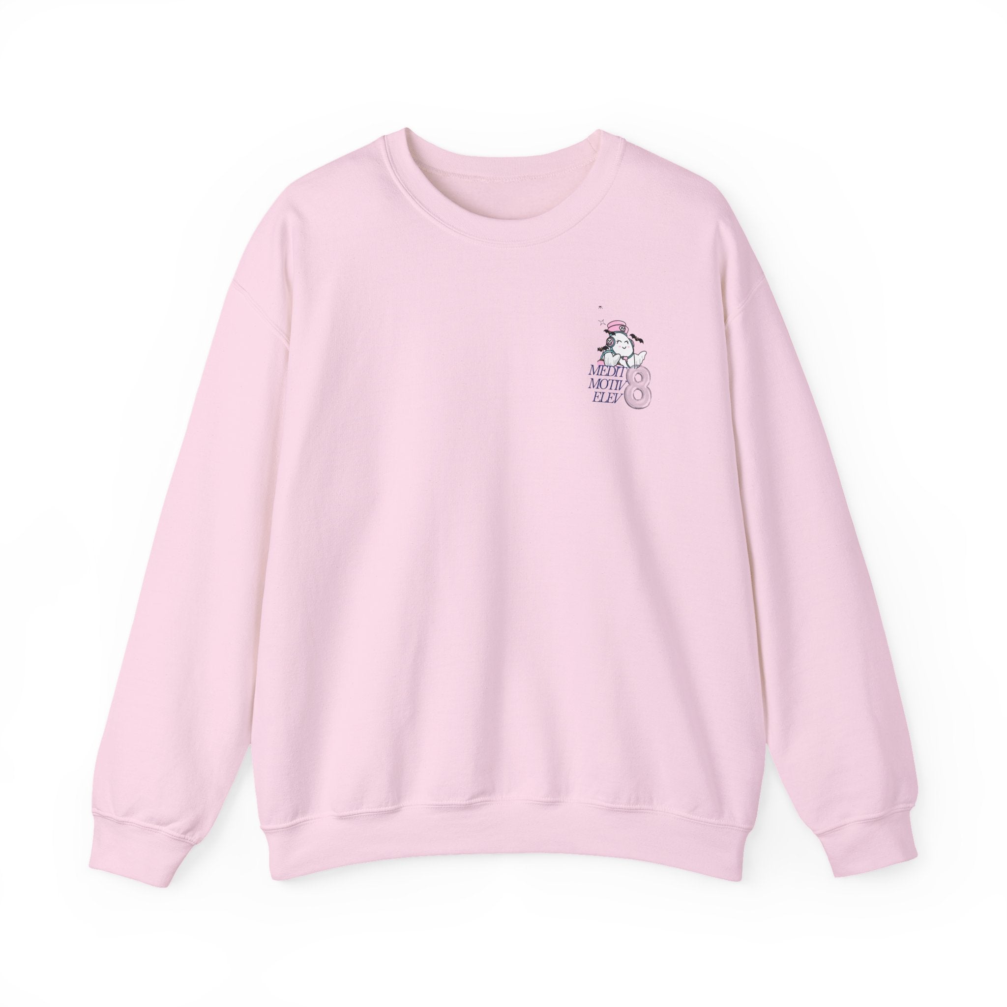 Spooky Season Crewneck Sweatshirt - Cute Pastel Ghosts Halloween Design