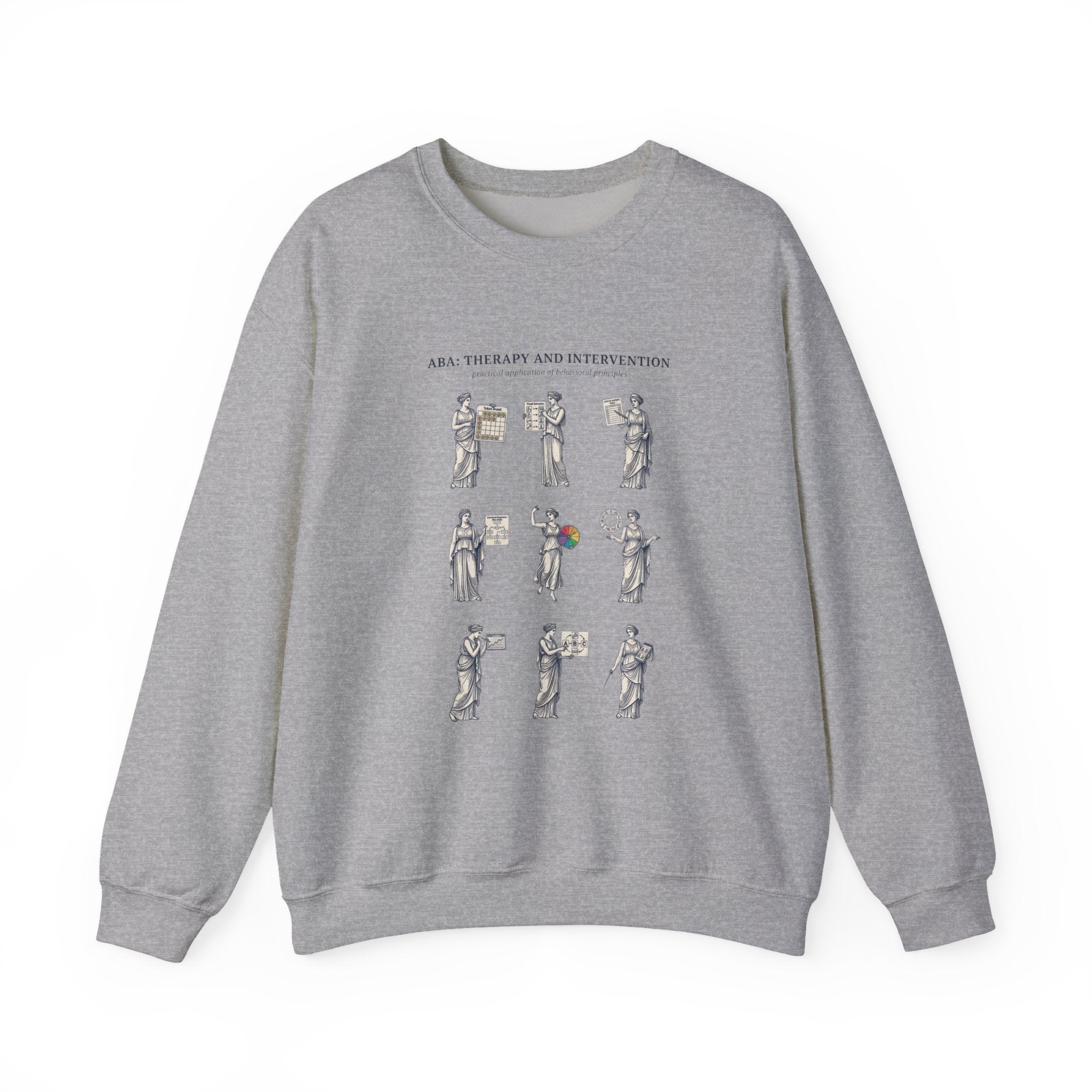 Classical Greek Statues Crewneck Sweatshirt | Mythcore, Dark Academia