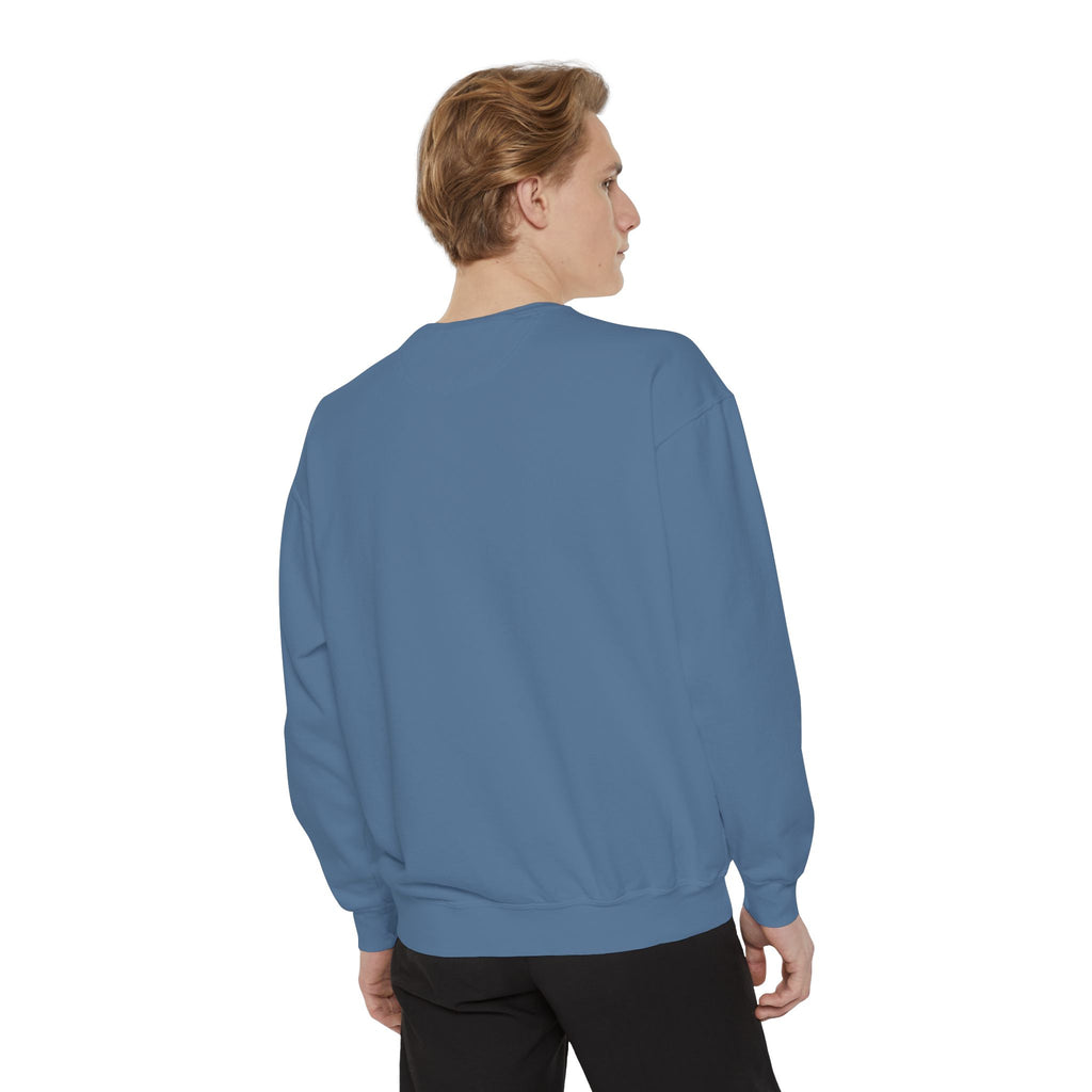 "slow down. listen. breathe." crew neck sweatshirt